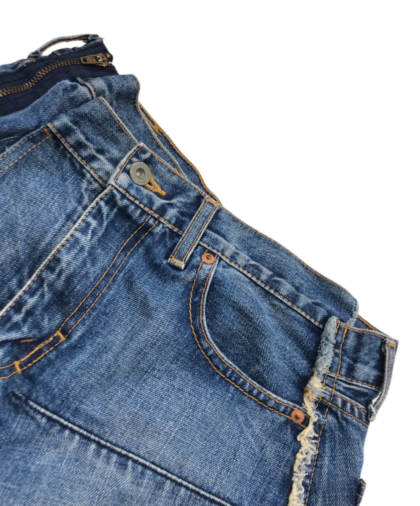 [Pre-owned] JUNYA WATANABE COMME des GARCONS Reconstructed shaped denim skirt Women JQ-S095