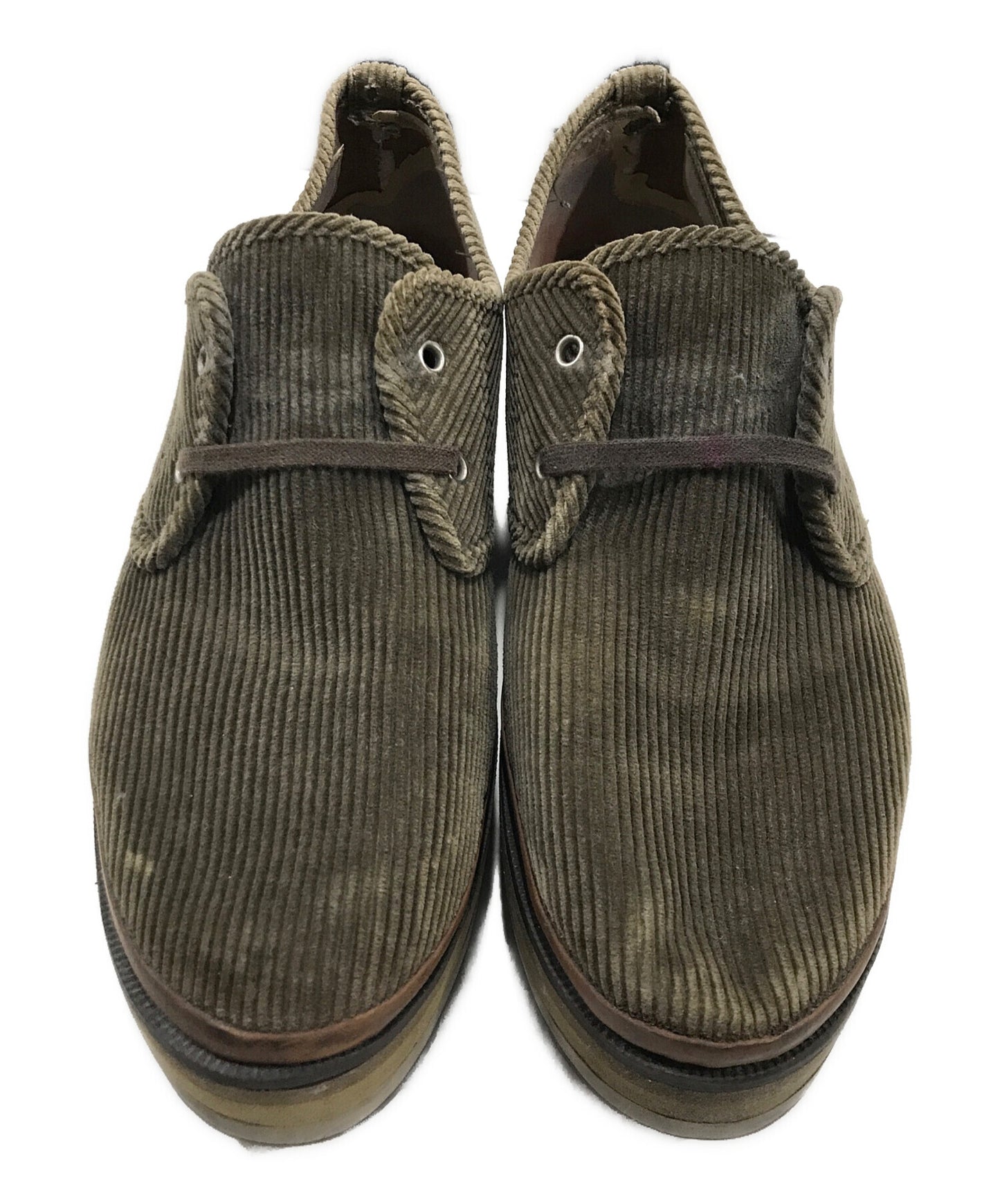 [Pre-owned] COMME des GARCONS HOMME PLUS Corduroy Shark Sole Shoes