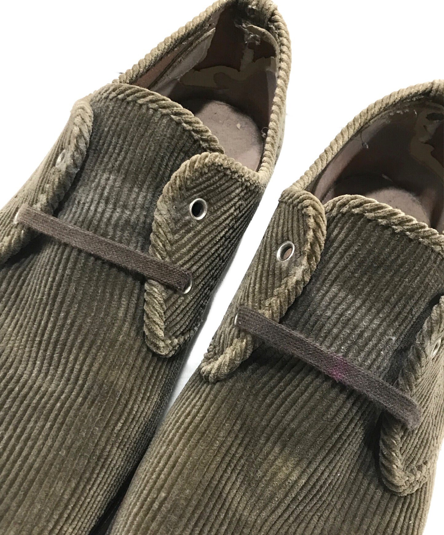 [Pre-owned] COMME des GARCONS HOMME PLUS Corduroy Shark Sole Shoes