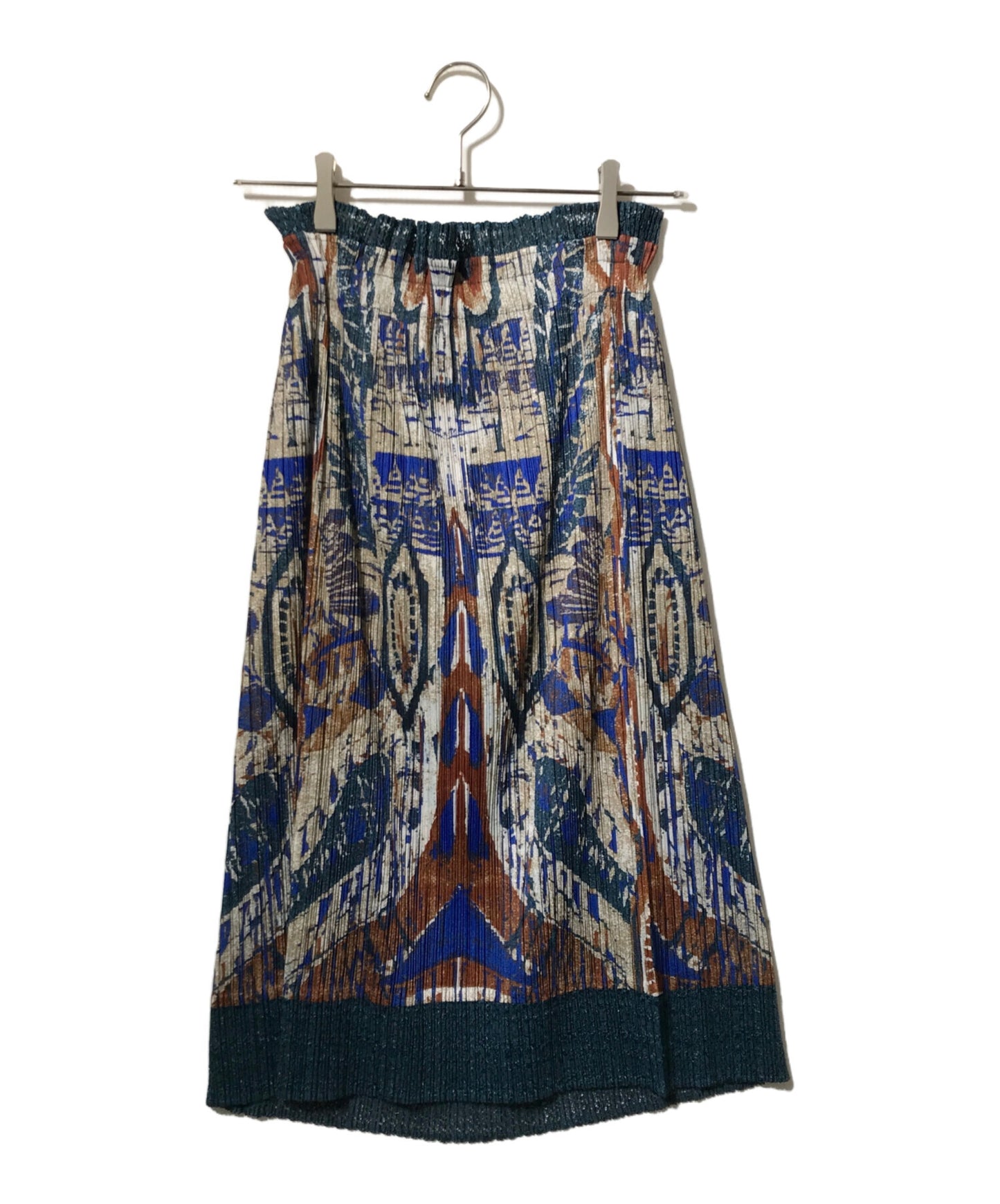 [Pre-owned] PLEATS PLEASE Transfer Lace Pleated Skirt PP31-JG944