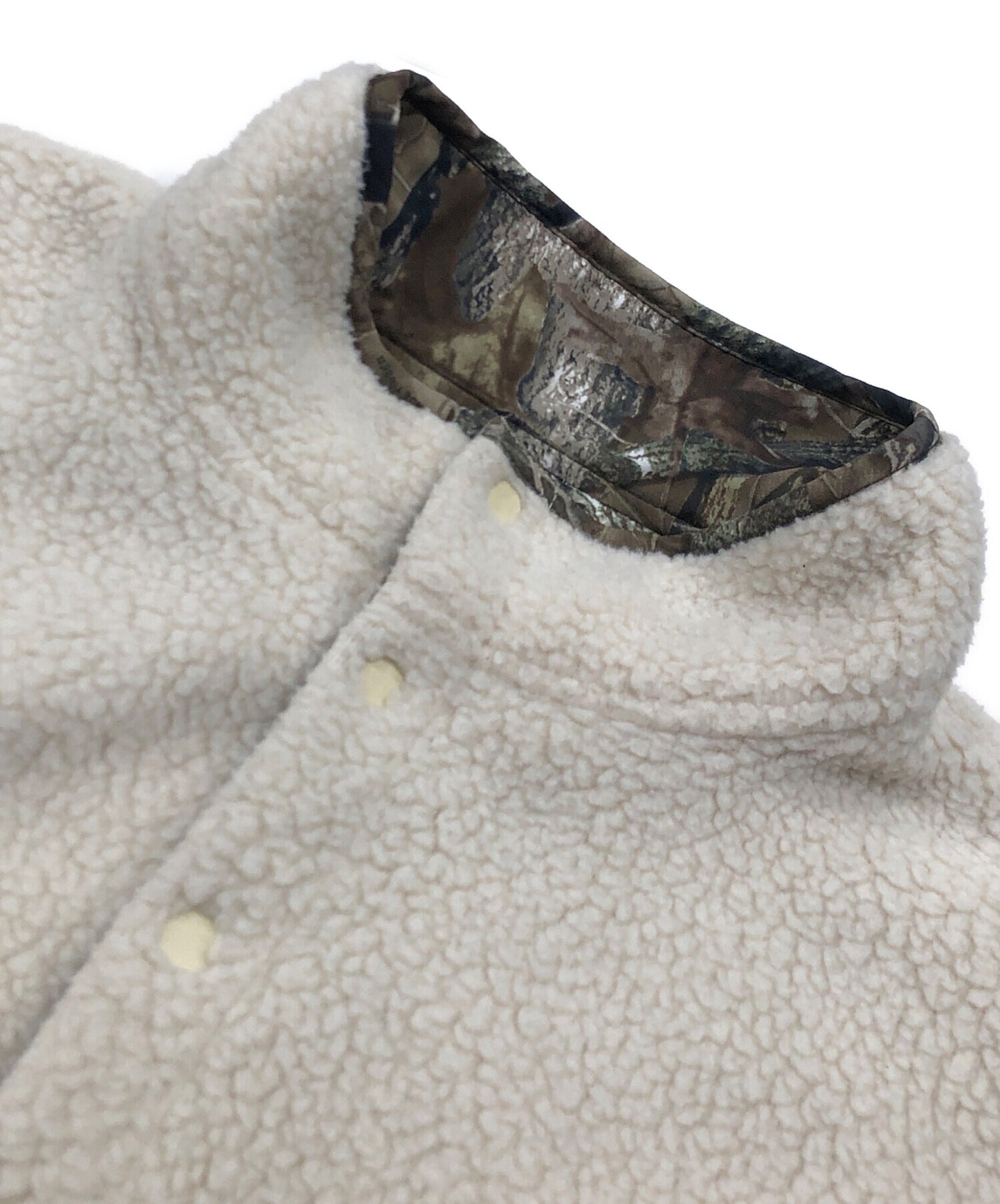 [Pre-owned] SUPREME POLARTEC SHEARLING REVERSIBLE PULLOVER