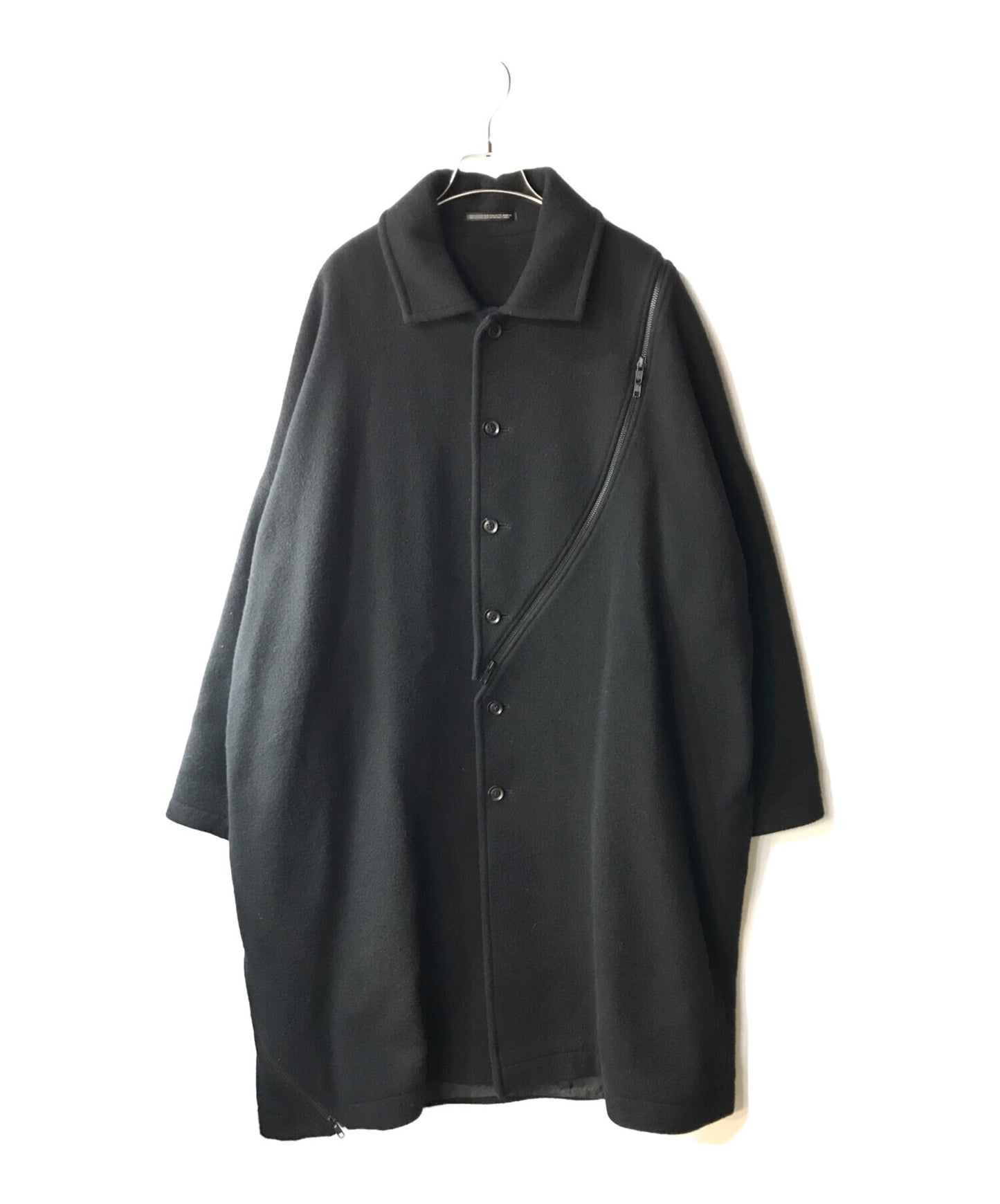 [Pre-owned] B Yohji Yamamoto Design Zipper Melton Coat NC-C70-138