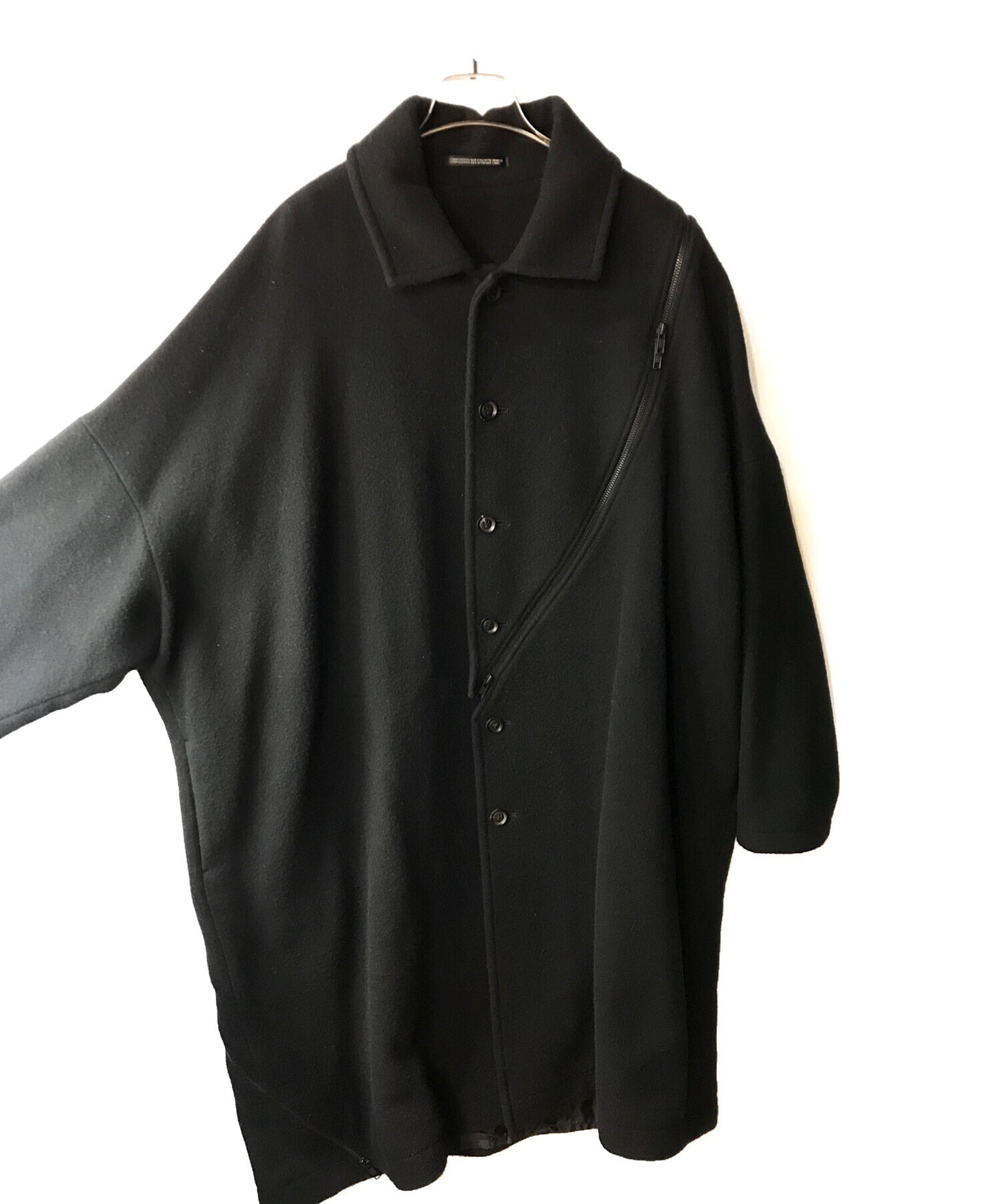 [Pre-owned] B Yohji Yamamoto Design Zipper Melton Coat NC-C70-138