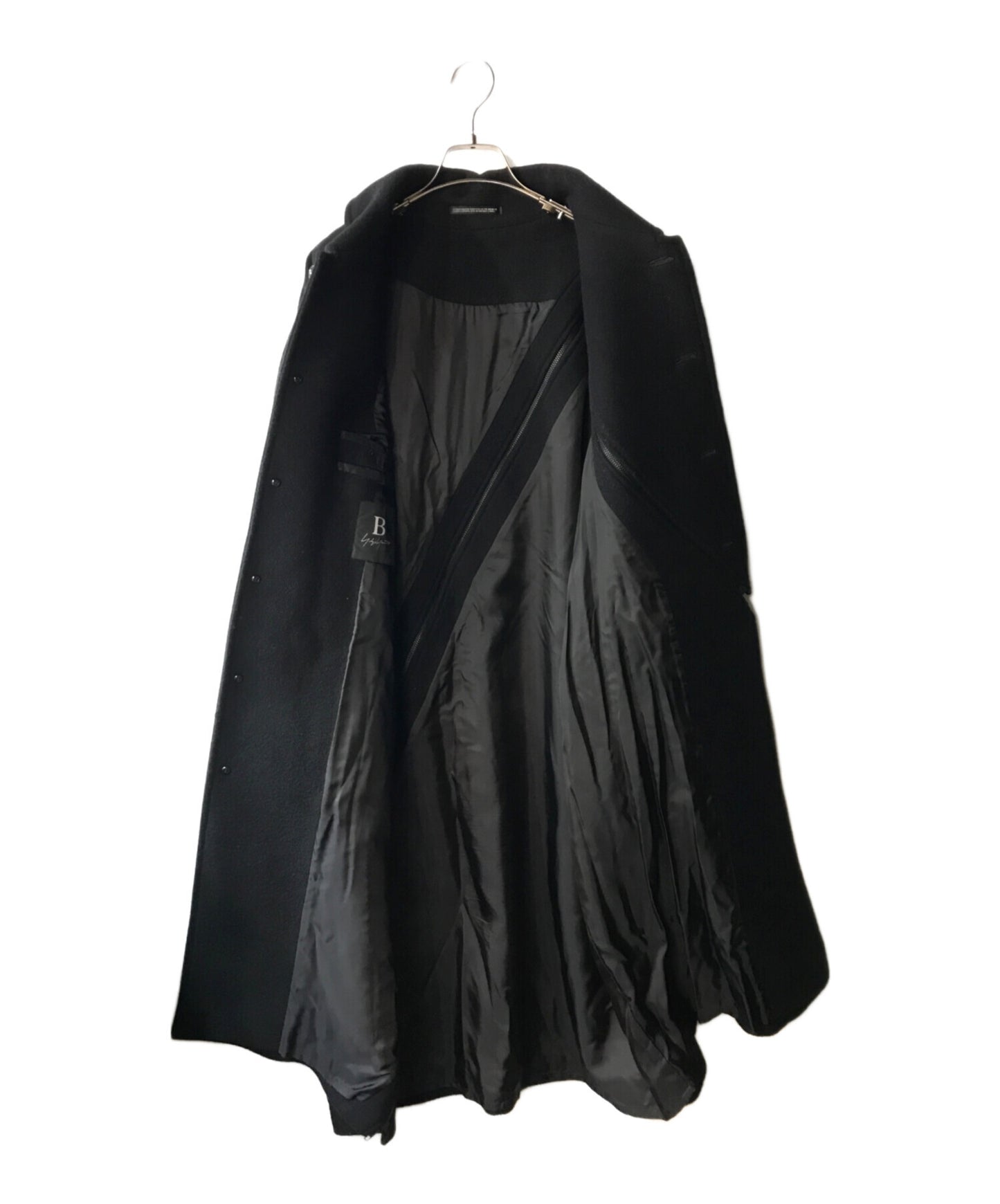 [Pre-owned] B Yohji Yamamoto Design Zipper Melton Coat NC-C70-138