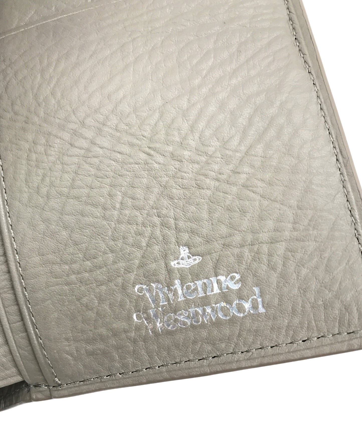 [Pre-owned] Vivienne Westwood Croc-embossed folding wallet