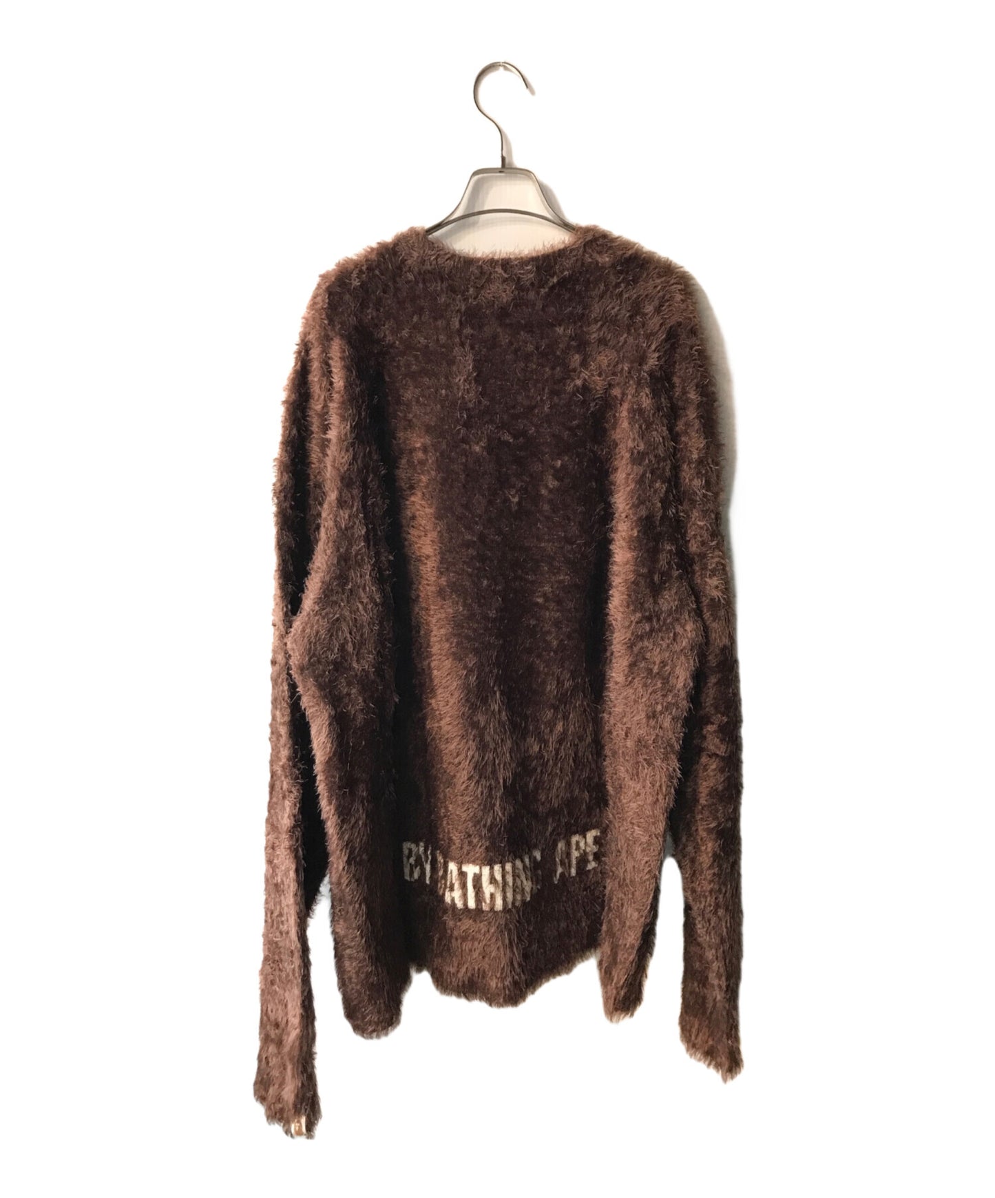 [Pre-owned] A BATHING APE BAPE APE FACE KNIT 001KNI801003M