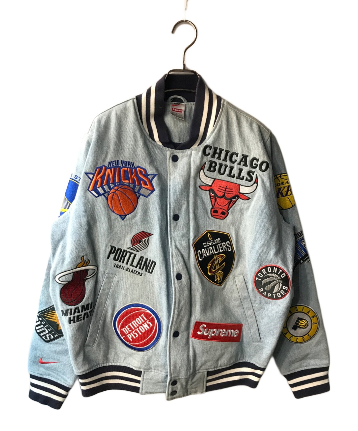 [Pre-owned] SUPREME NBA Denim Warm-Up Jacket AO3632-440