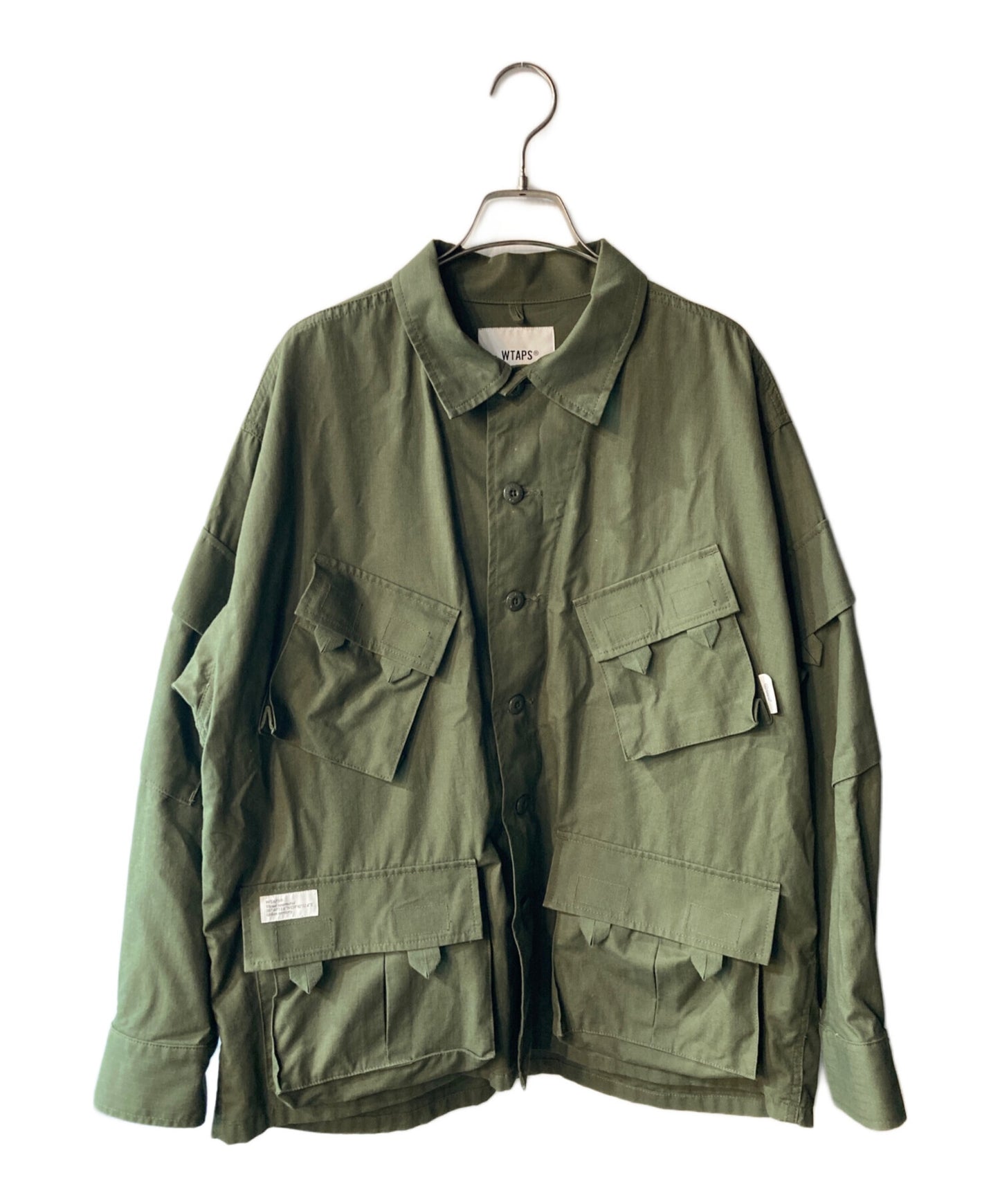 [Pre-owned] WTAPS MODULAR/LS/COTTON.RIPSTOP 212BRDT-SHM03