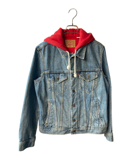 [Pre-owned] SUPREME Fleece Hooded Trucker Jacket