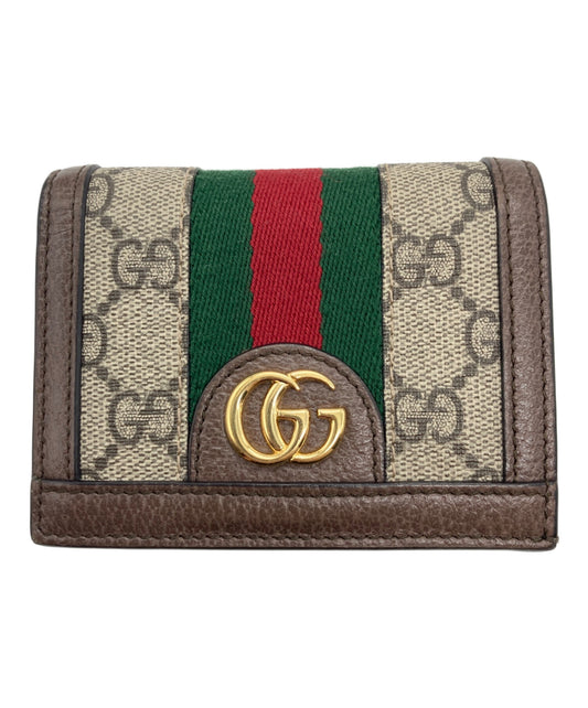 [Pre-owned] GUCCI Off-dia GG mini wallet 523155