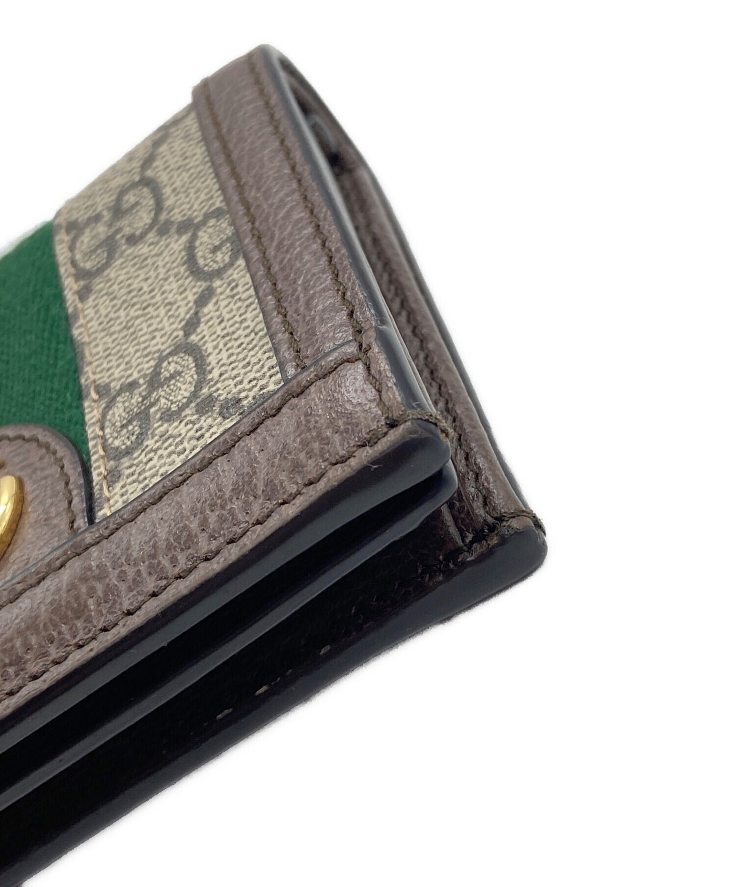 [Pre-owned] GUCCI Off-dia GG mini wallet 523155