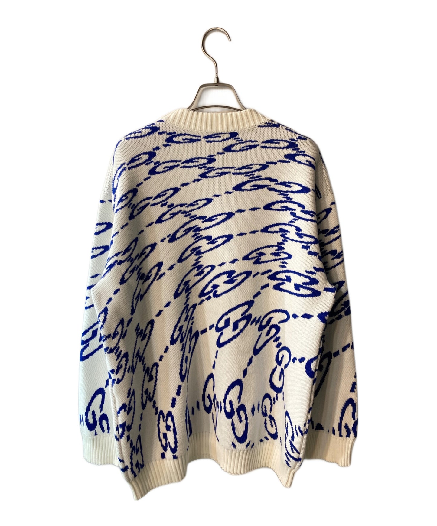 [Pre-owned] GUCCI Wave GG Cotton Sweater 780637 XKDZF