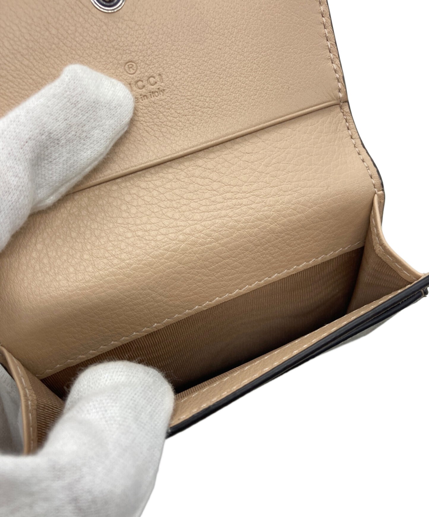 [Pre-owned] GUCCI Double G Card Case 790067