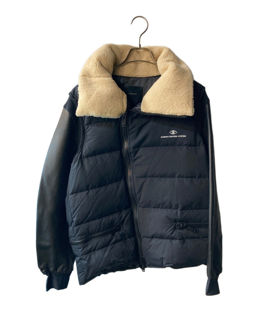 [Pre-owned] UNDERCOVER High Neck Arm Leather Boa Blouson UCT4202