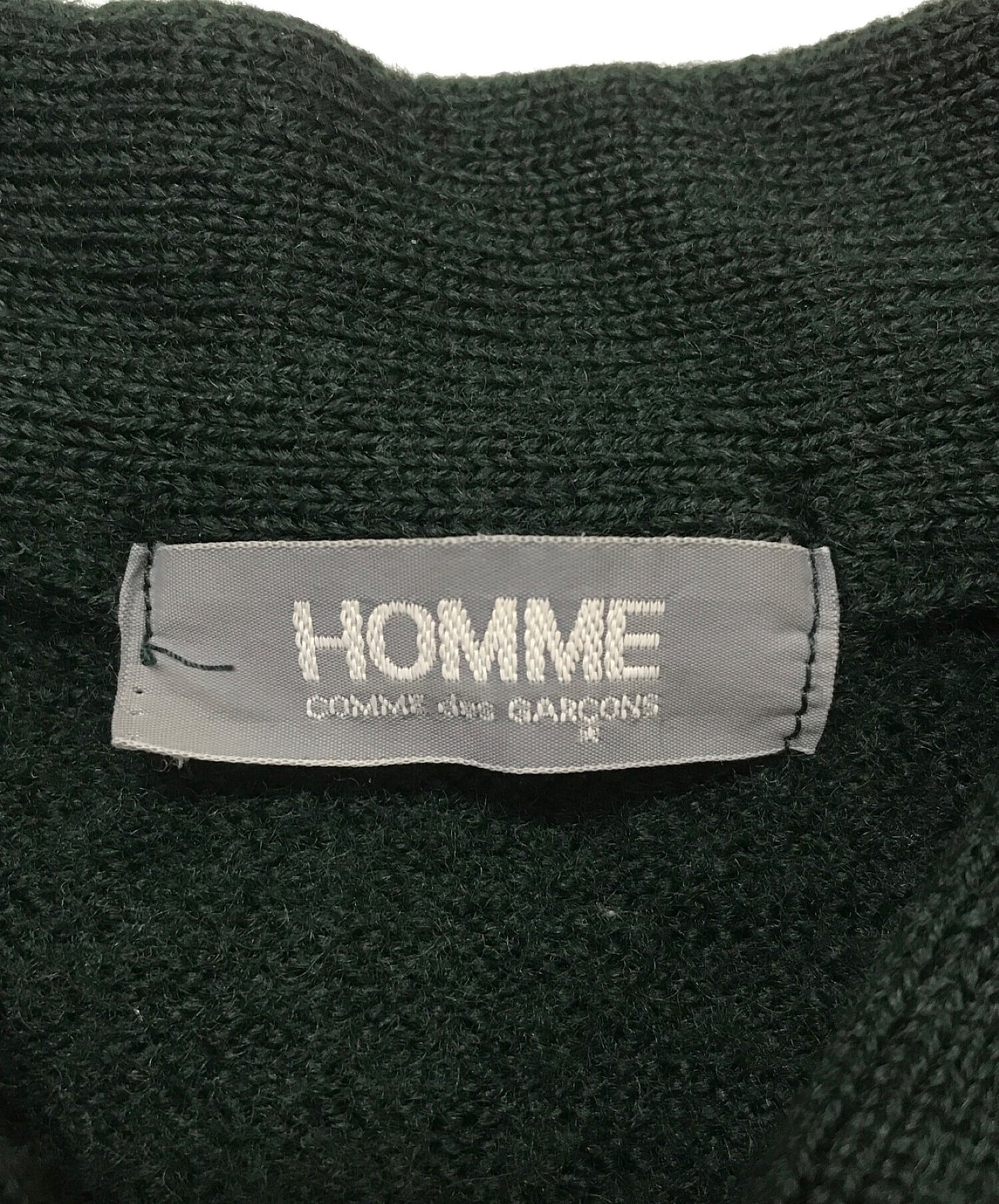 [Pre-owned] COMME des GARCONS HOMME 80`s shawl collar knit polo