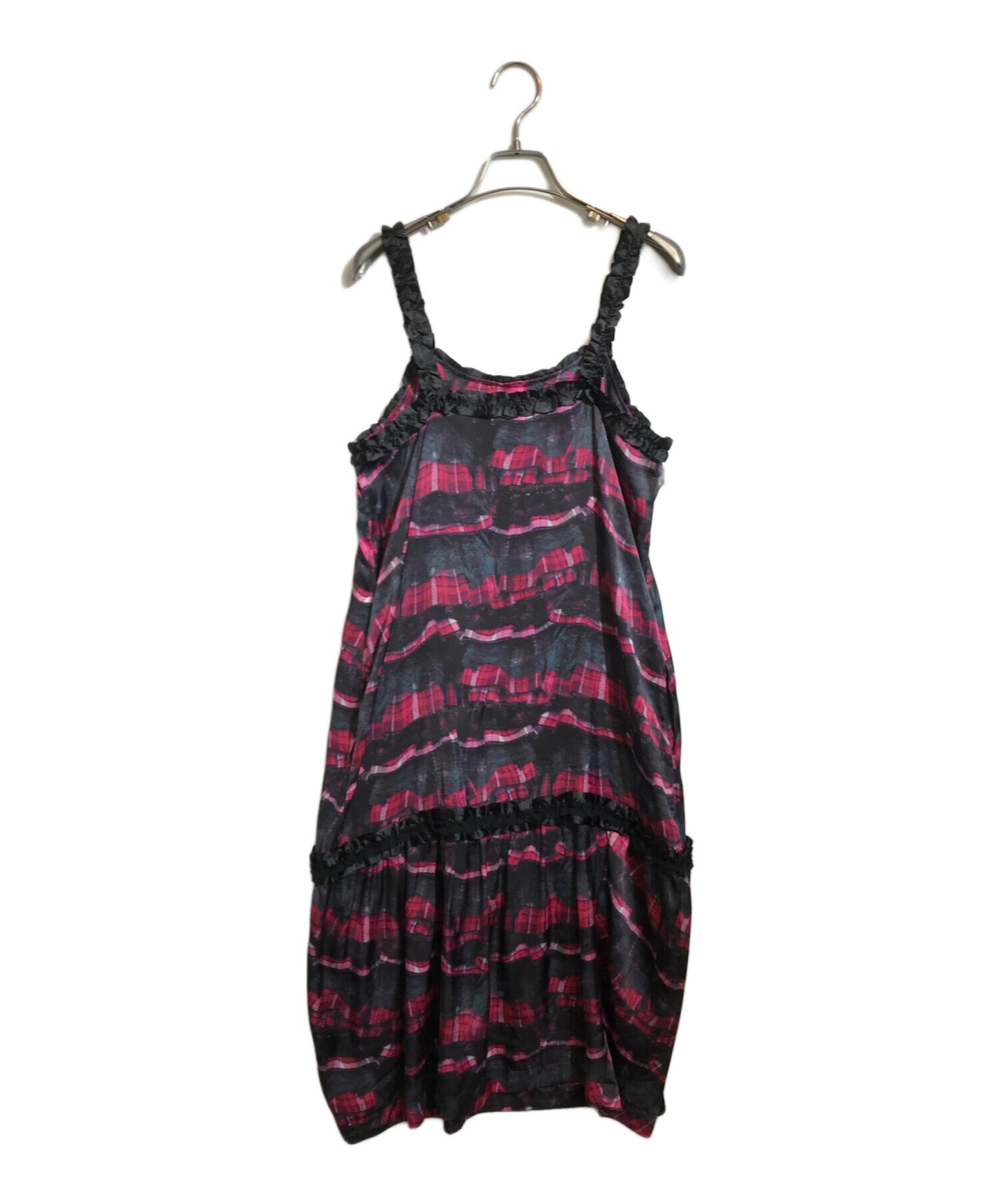 [Pre-owned] COMME des GARCONS Cami Print Frilled Dress GB-O029