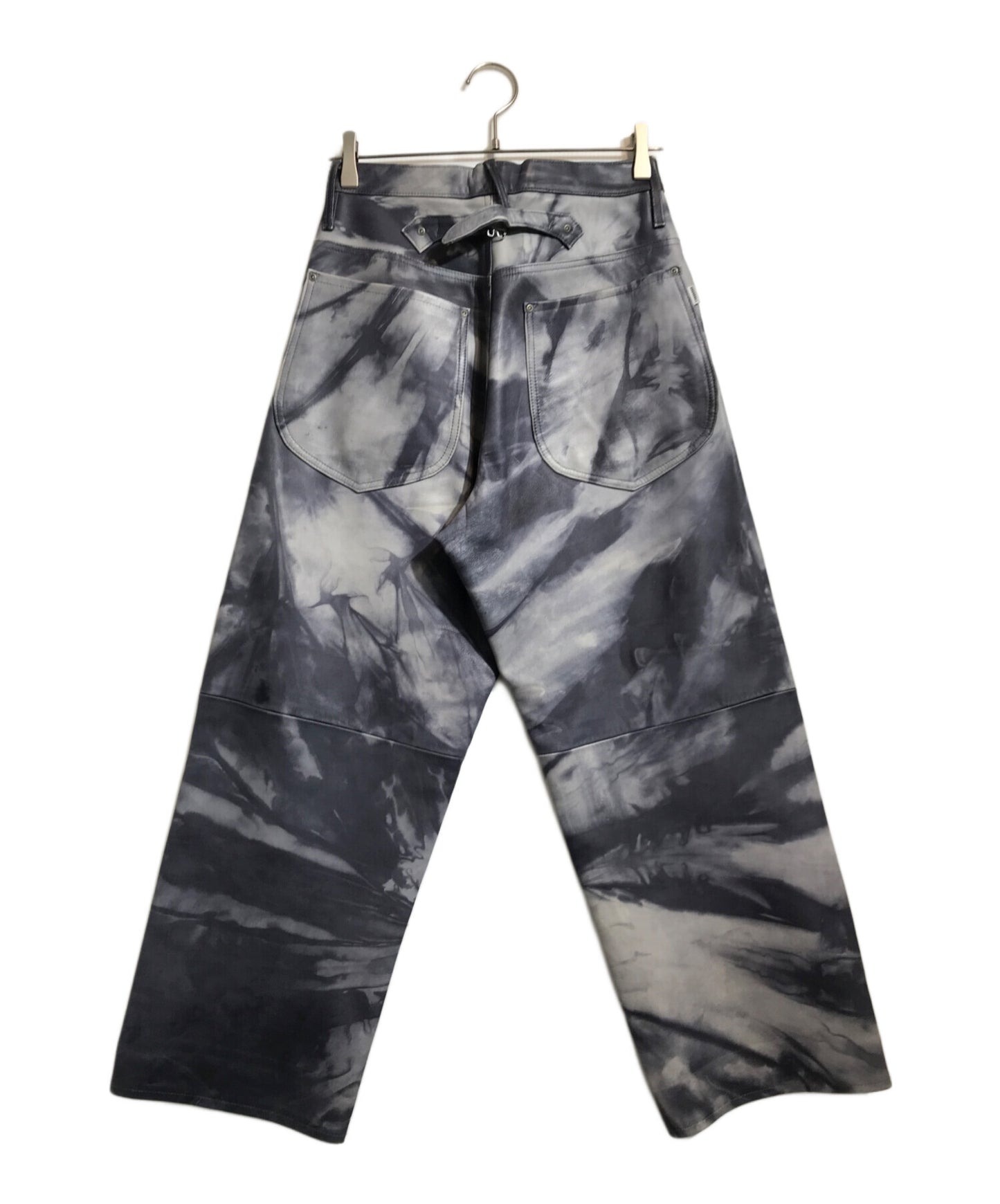 [Pre-owned] SUGARHILL shibori-some leather denim pants 20AWLA03