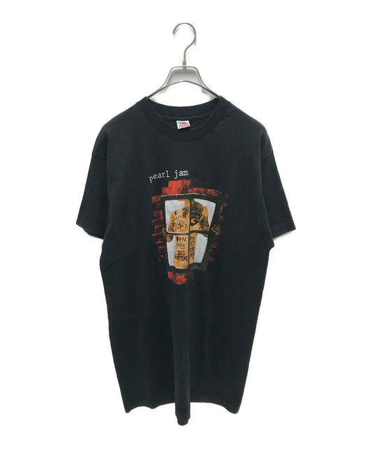 [Pre-owned] pearl jam 90`s band print TEE