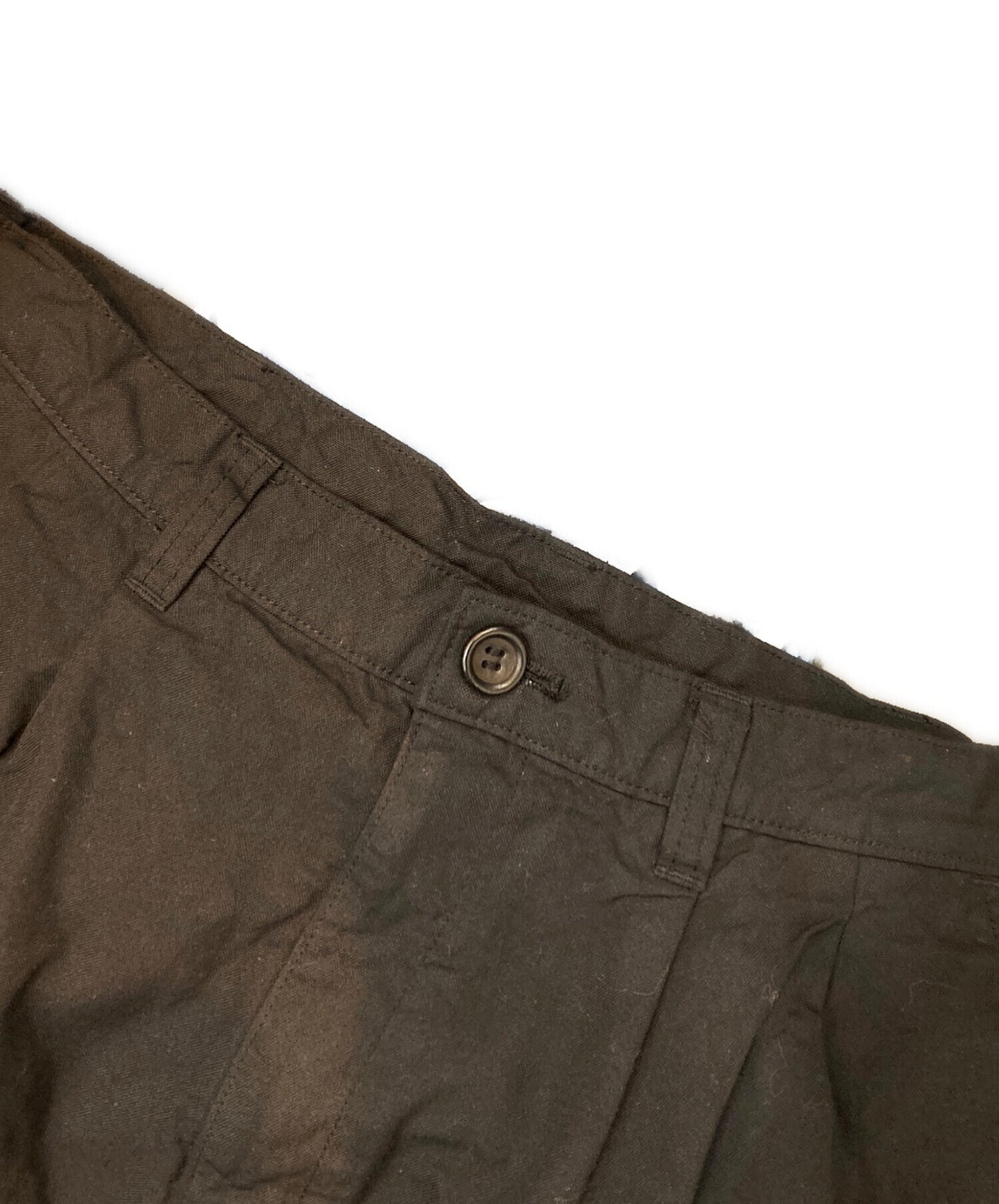 [Pre-owned] COMME des GARCONS HOMME Product-dyed poly tuck pants hg-p001