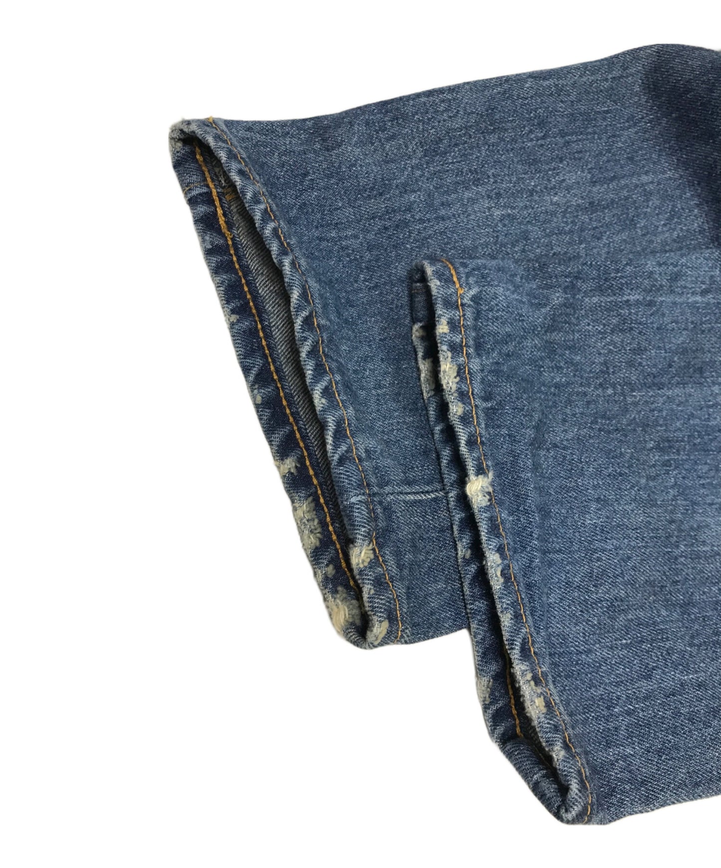 [Pre-owned] A BATHING APE One Point Regular Fit 13 Oz Denim Pants 0ZXJNM150006N