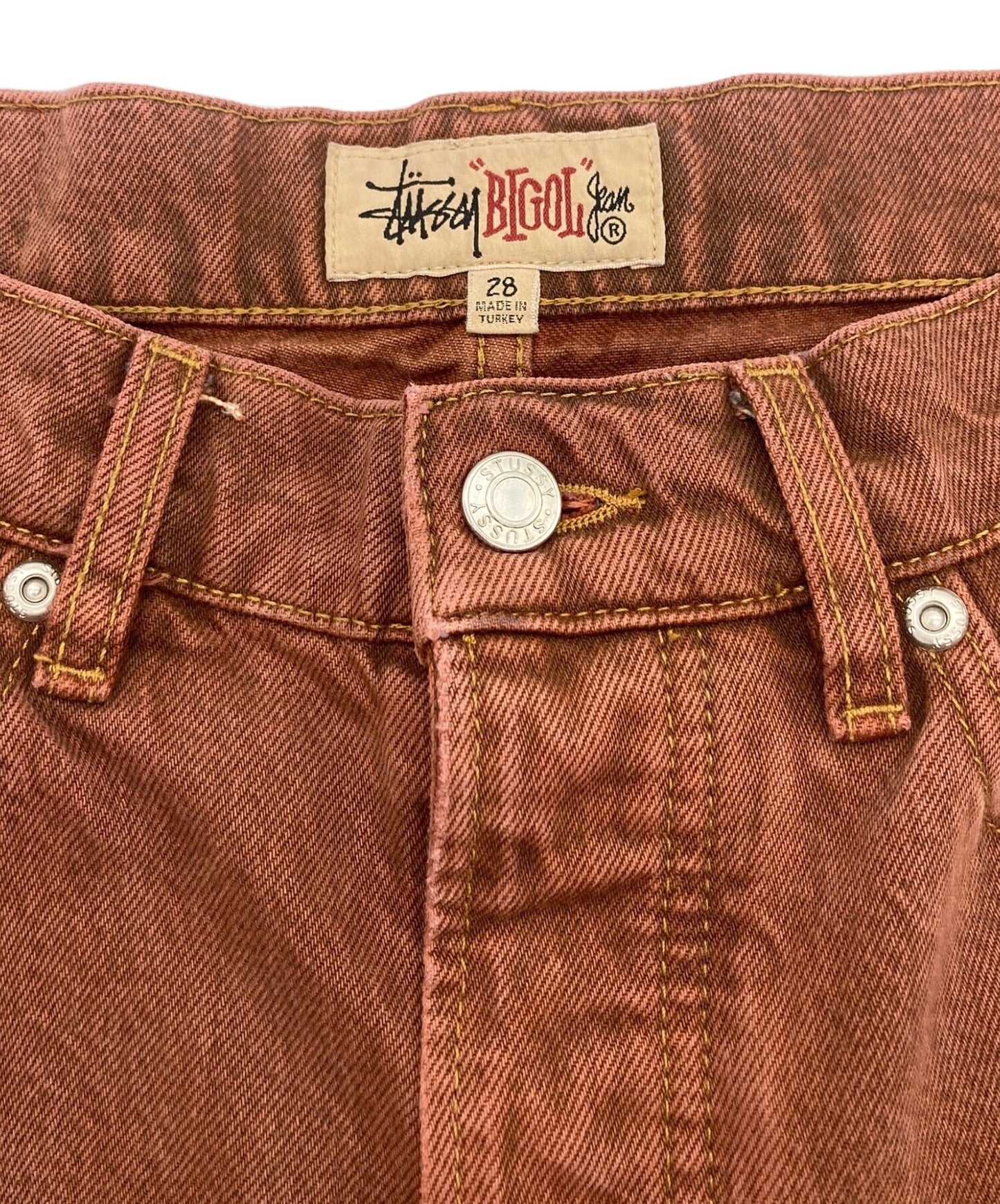 [Pre-owned] stussy BIG OL' SHORT DENIM 112296