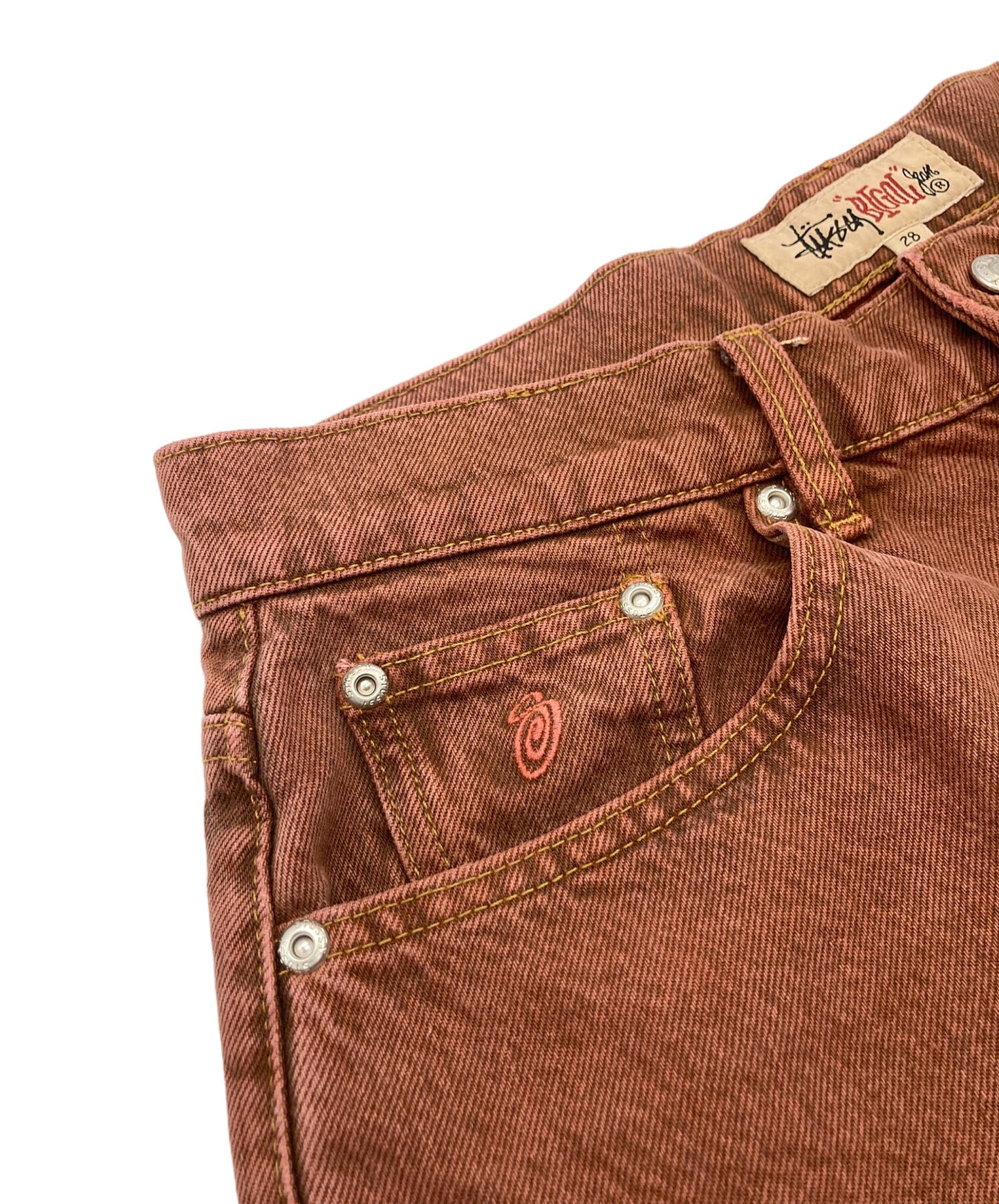 [Pre-owned] stussy BIG OL' SHORT DENIM 112296