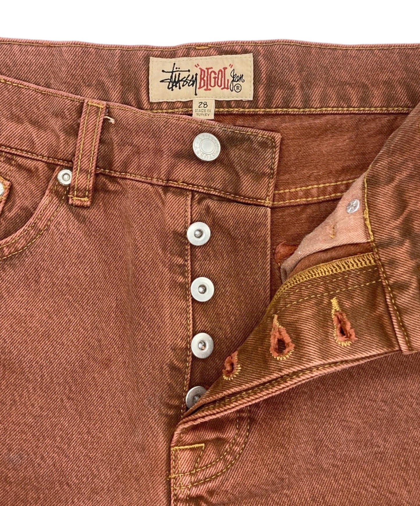 [Pre-owned] stussy BIG OL' SHORT DENIM 112296