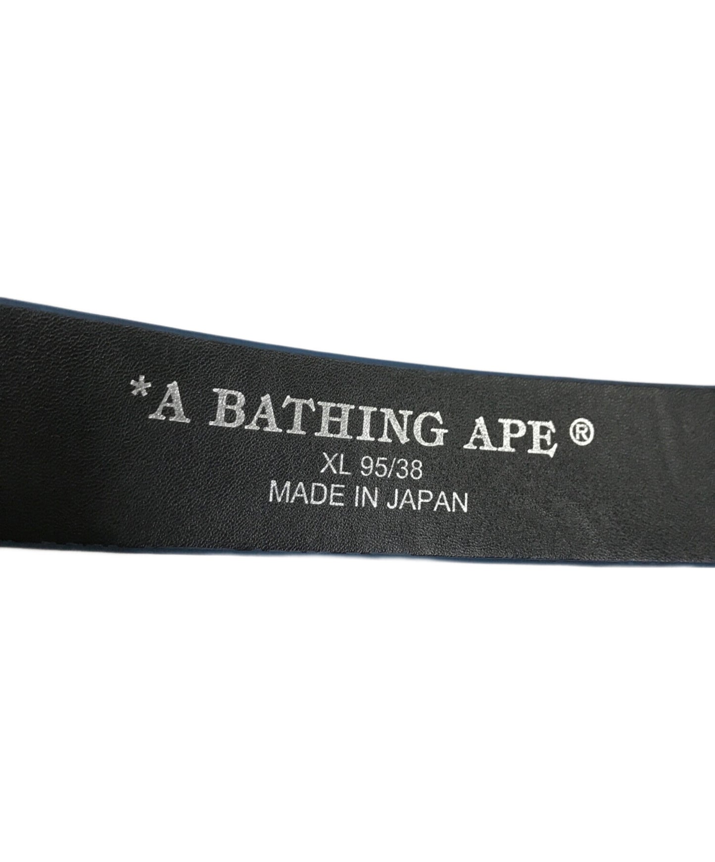 [Pre-owned] A BATHING APE ABC CAMO BAPE LEATHER BELT