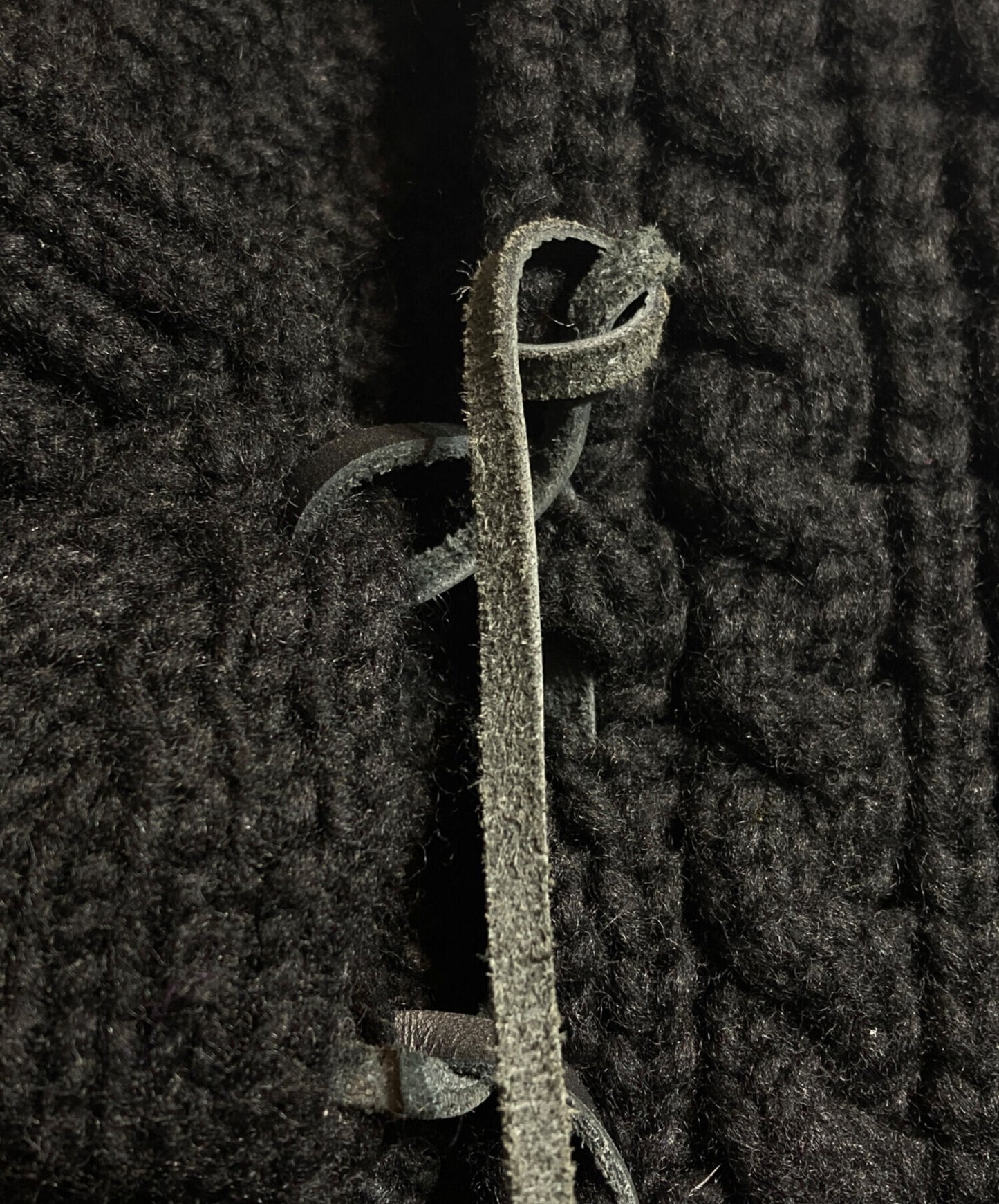 [Pre-owned] Yohji Yamamoto pour homme Knit with Leather String HV-K27-181