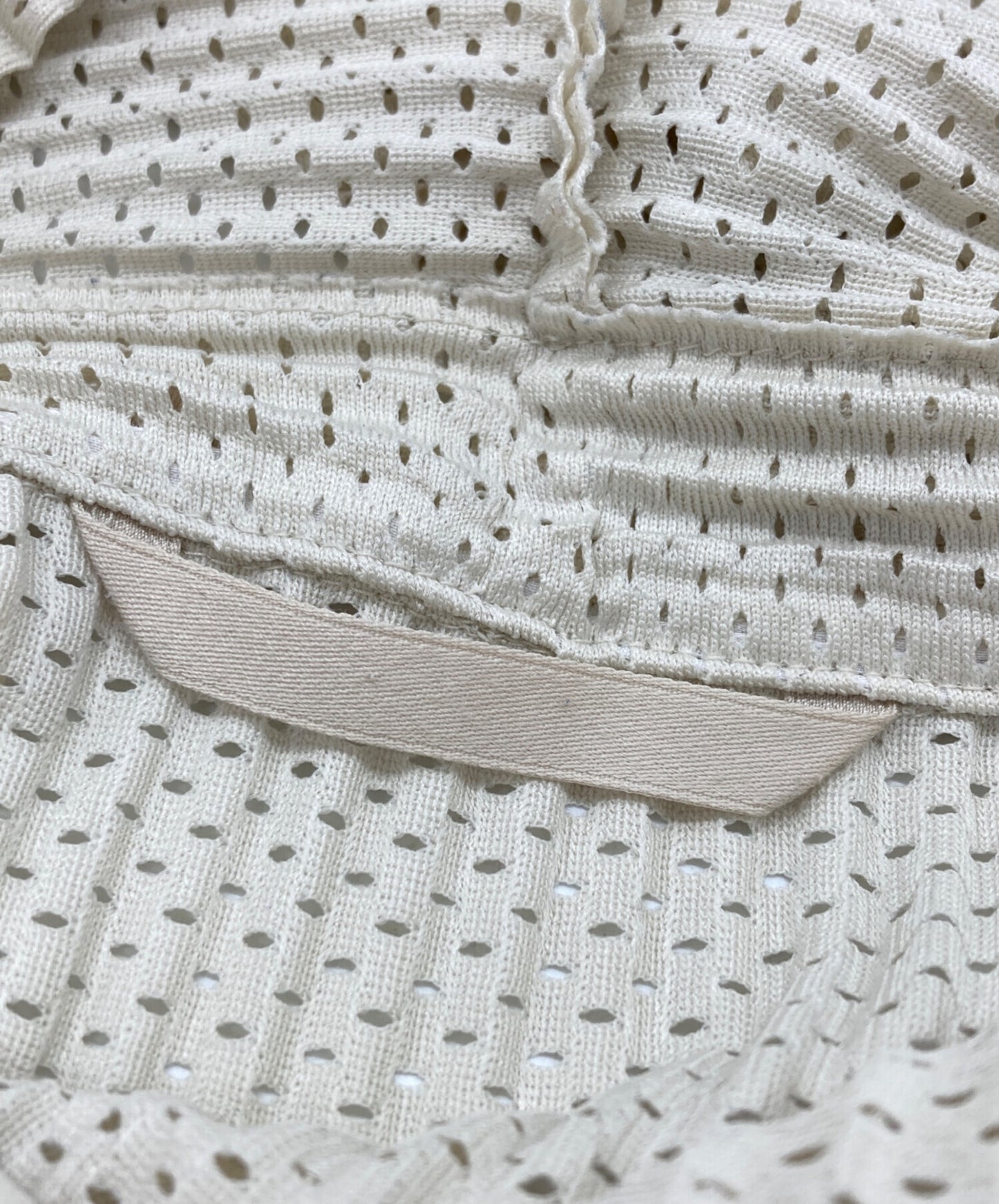 [Pre-owned] HOMME PLISSE ISSEY MIYAKE Mesh Pleated Long Hoodie HP11JL152