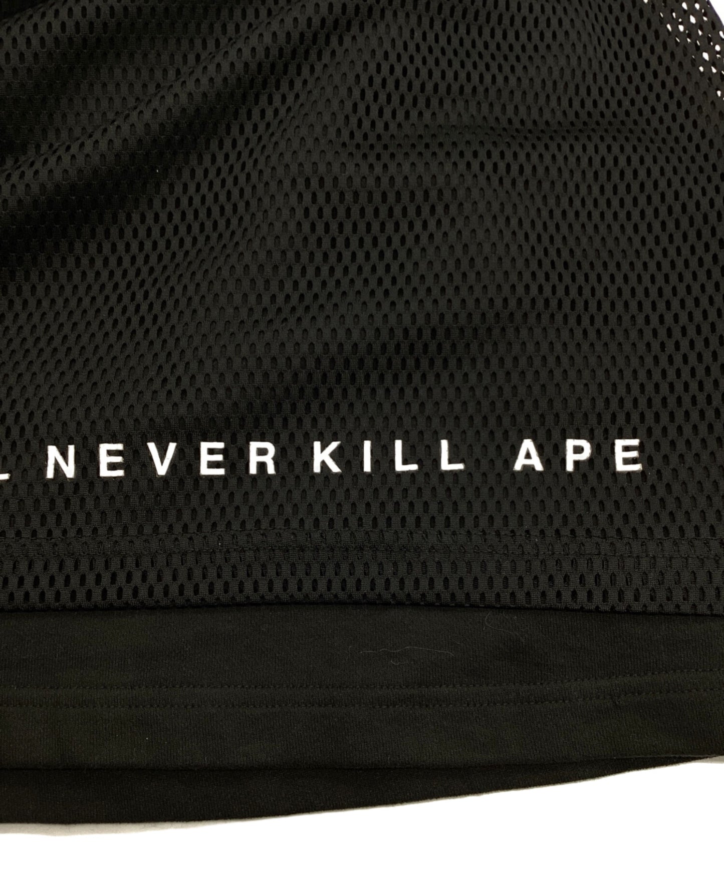 [Pre-owned] A BATHING APE LAYERED SLEEVES FOOTBALL JERSEY 0ZXSWM114306N