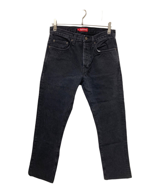 [Pre-owned] SUPREME Black denim pants