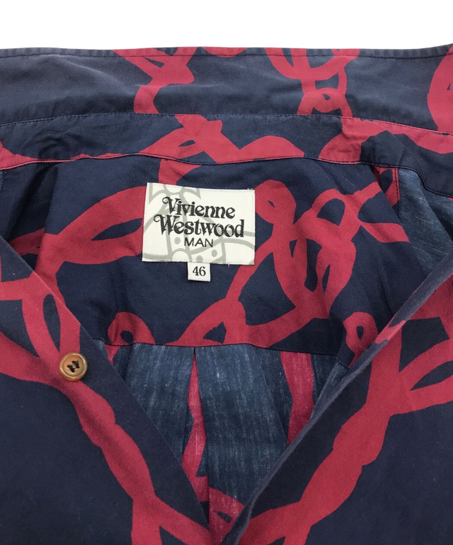 [Pre-owned] Vivienne Westwood man Orb Embroidery Shirt 289040