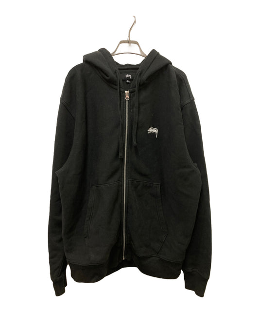 [Pre-owned] stussy Stock Logo Full Zip Hoodie 118454