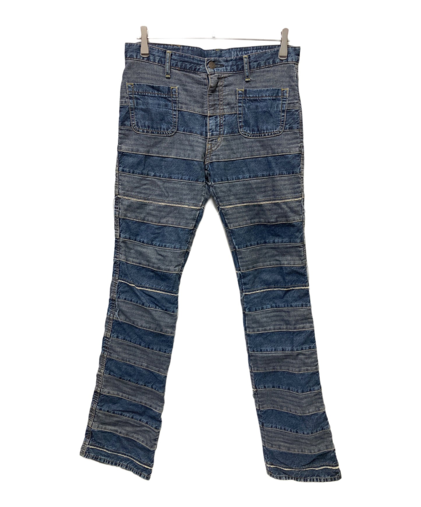 [Pre-owned] Hysteric Glamour scratch denim pants 01193AP02
