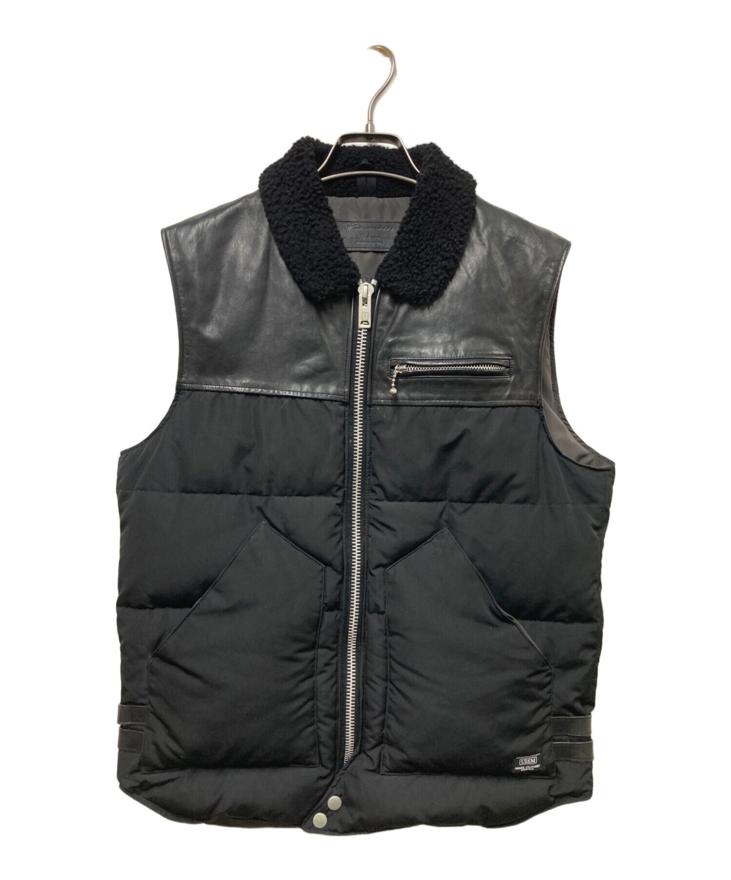 [Pre-owned] UNDERCOVERISM Yoke Leather Down Vest B4001