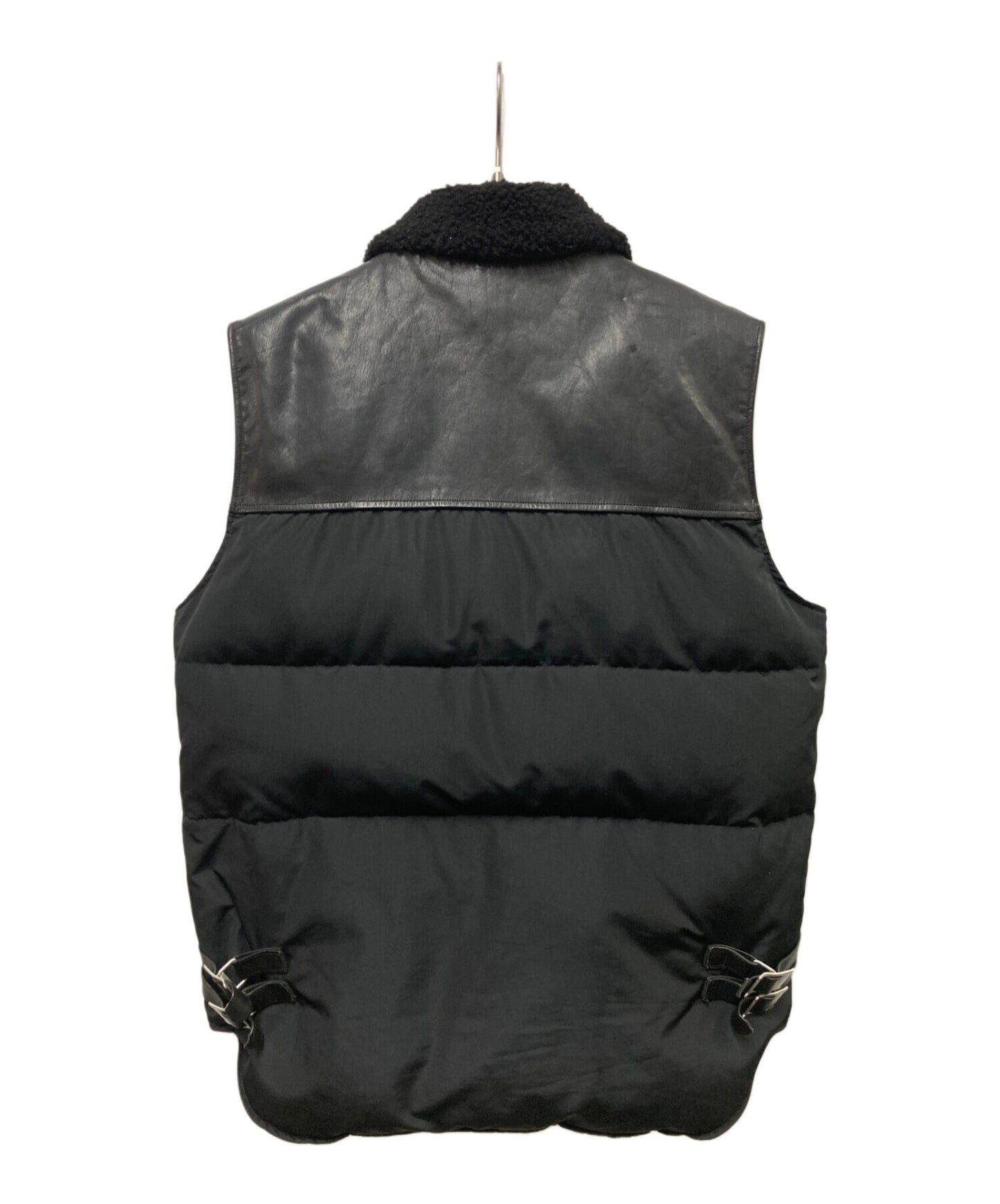 [Pre-owned] UNDERCOVERISM Yoke Leather Down Vest B4001