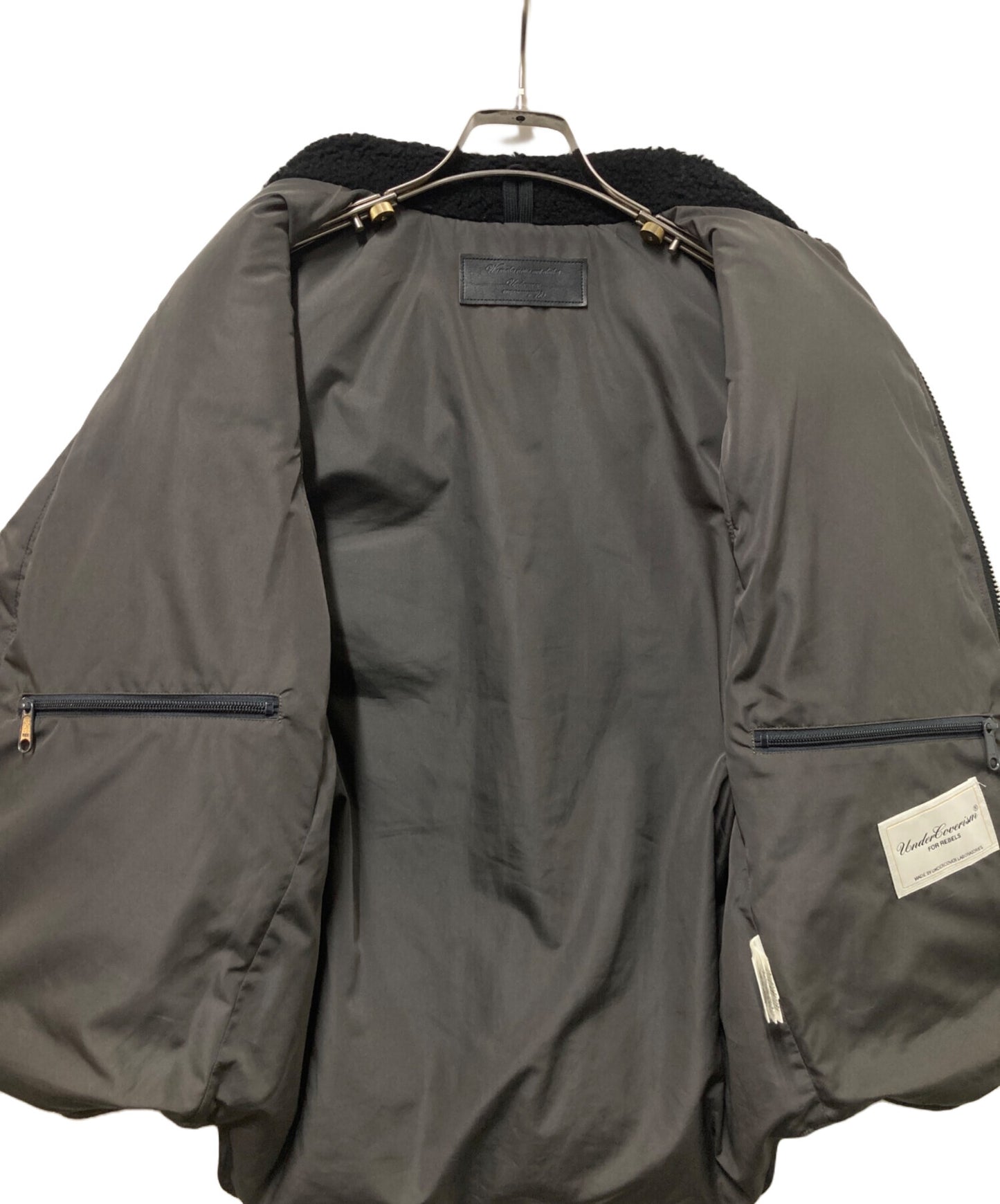 [Pre-owned] UNDERCOVERISM Yoke Leather Down Vest B4001