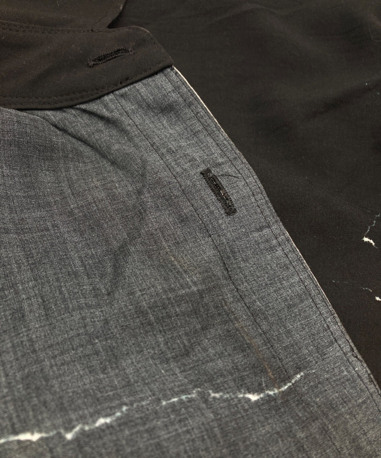 [Pre-owned] GROUND Y Front Dolman Short Sleeve Big Shirt ARTICLE GP-B11-202