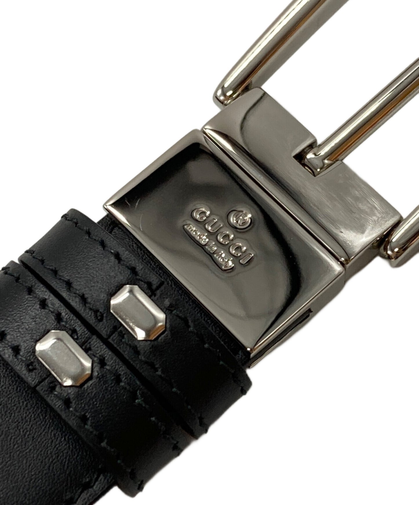 [Pre-owned] GUCCI GG Supreme Reversible Belt 771105