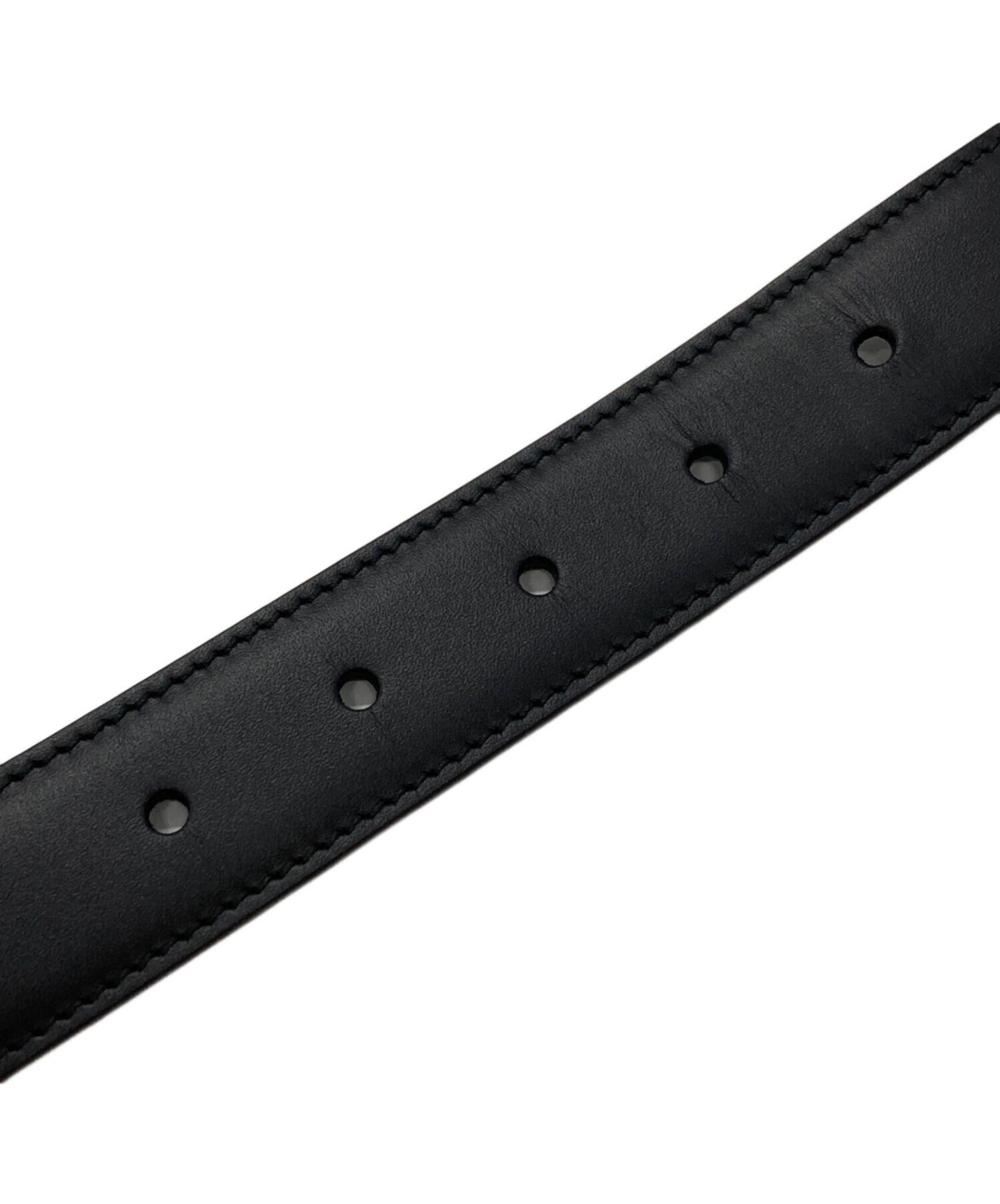 [Pre-owned] GUCCI GG Supreme Reversible Belt 771105