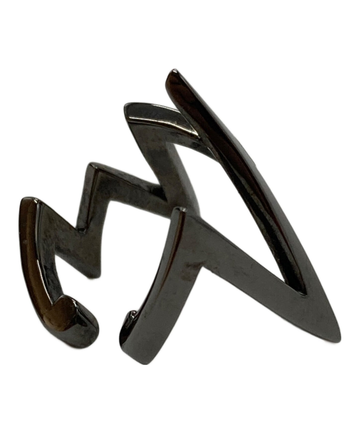 [Pre-owned] Yohji Yamamoto RIEFE Black glossy noise ear cuff