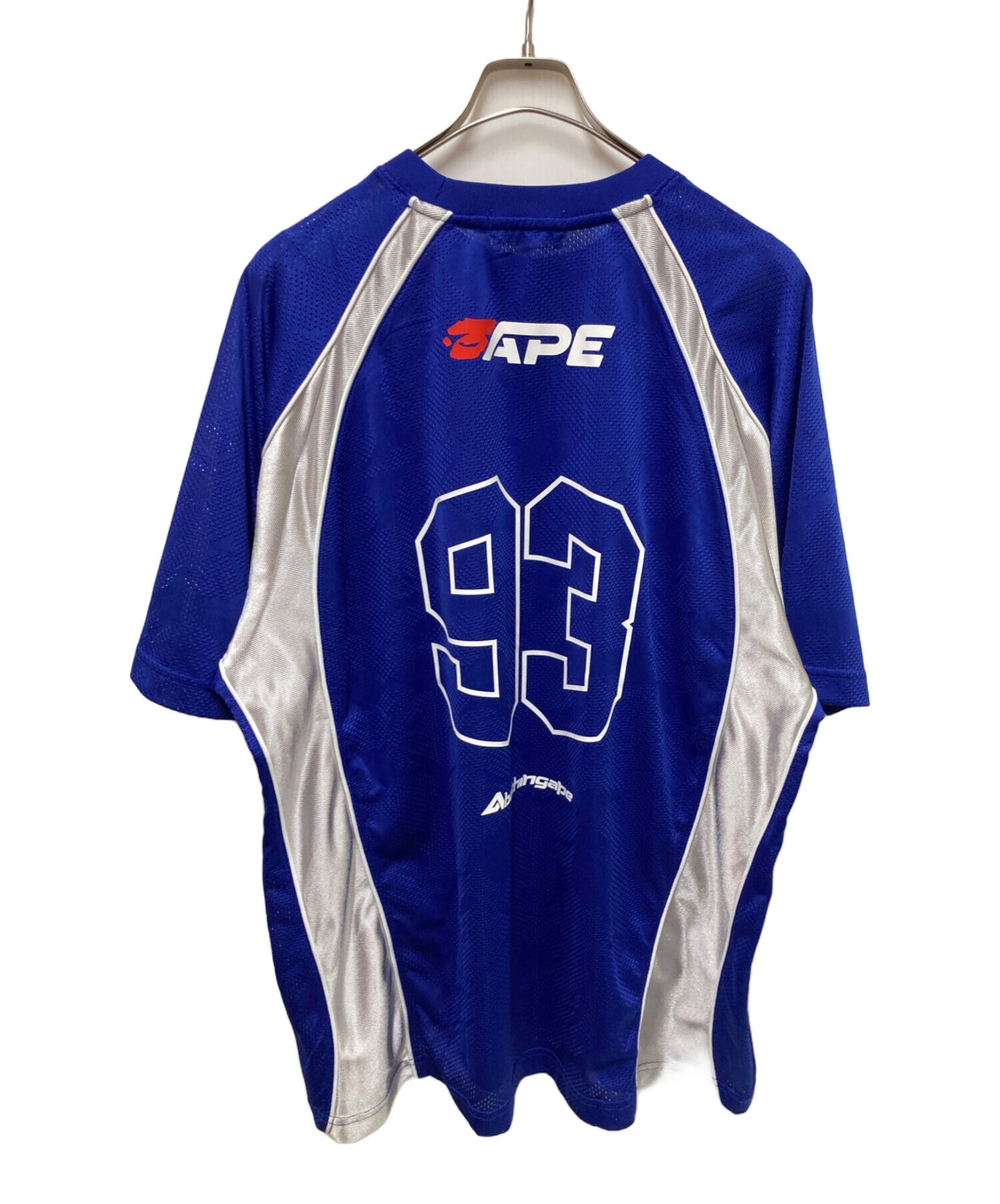 [Pre-owned] A BATHING APE Solid Camo Jacquard Multi Football Jersey 001CSL301312M