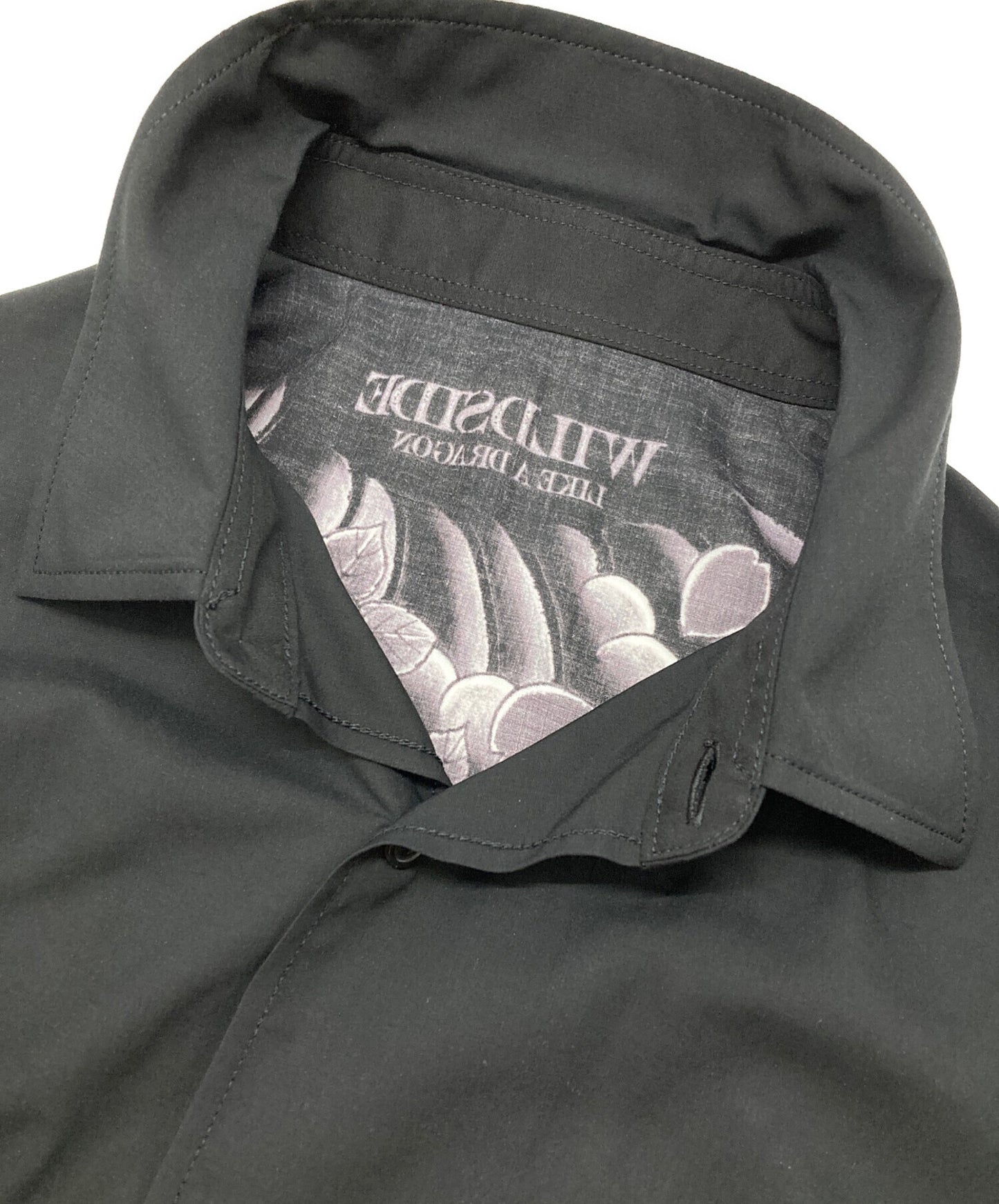 [Pre-owned] WILDSIDE YOHJI YAMAMOTO Rayon Shirt (Hannya) SP-B63-251