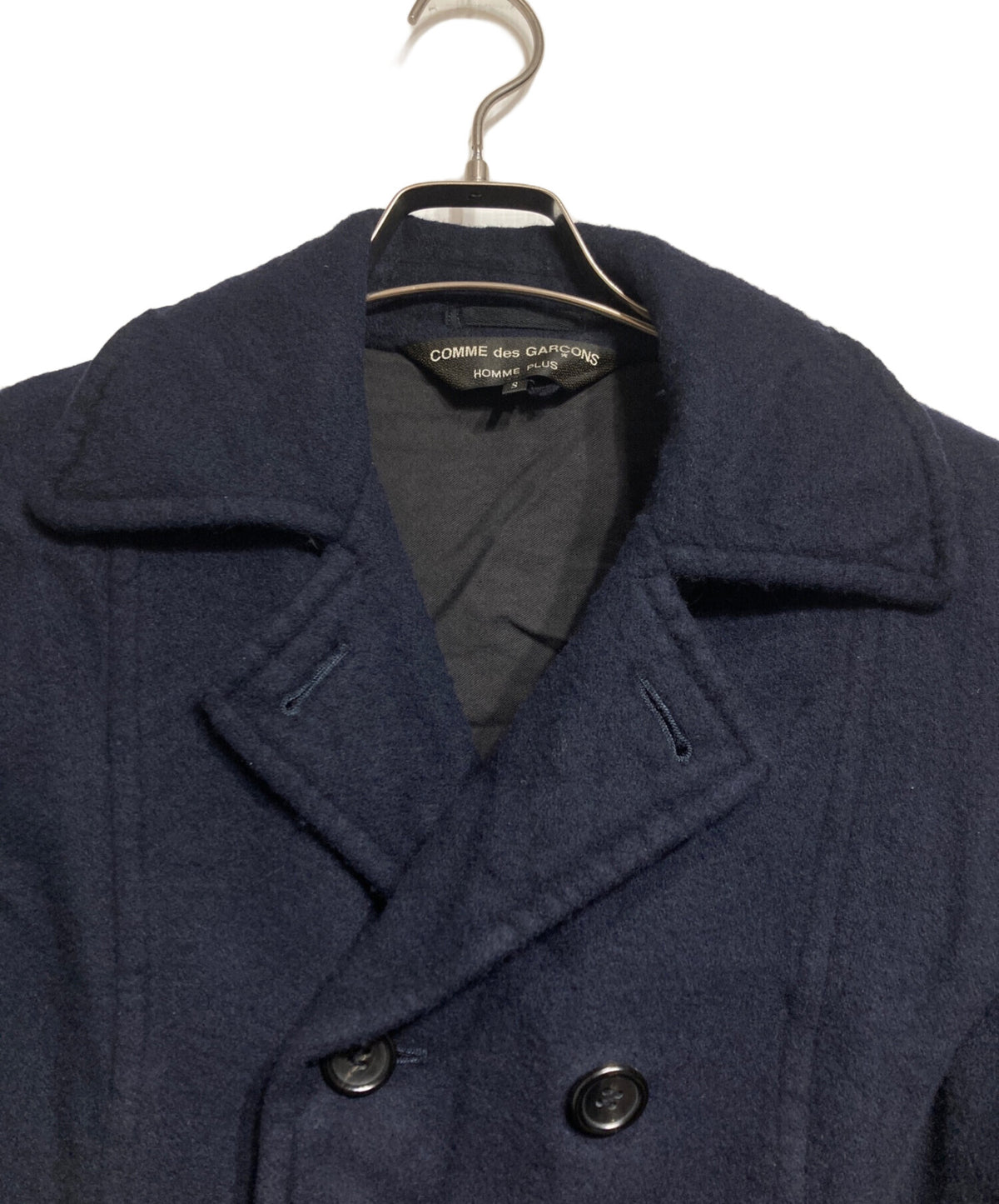 [Pre-owned] COMME des GARCONS HOMME PLUS Wool Shrinkable P Coat PB-C013