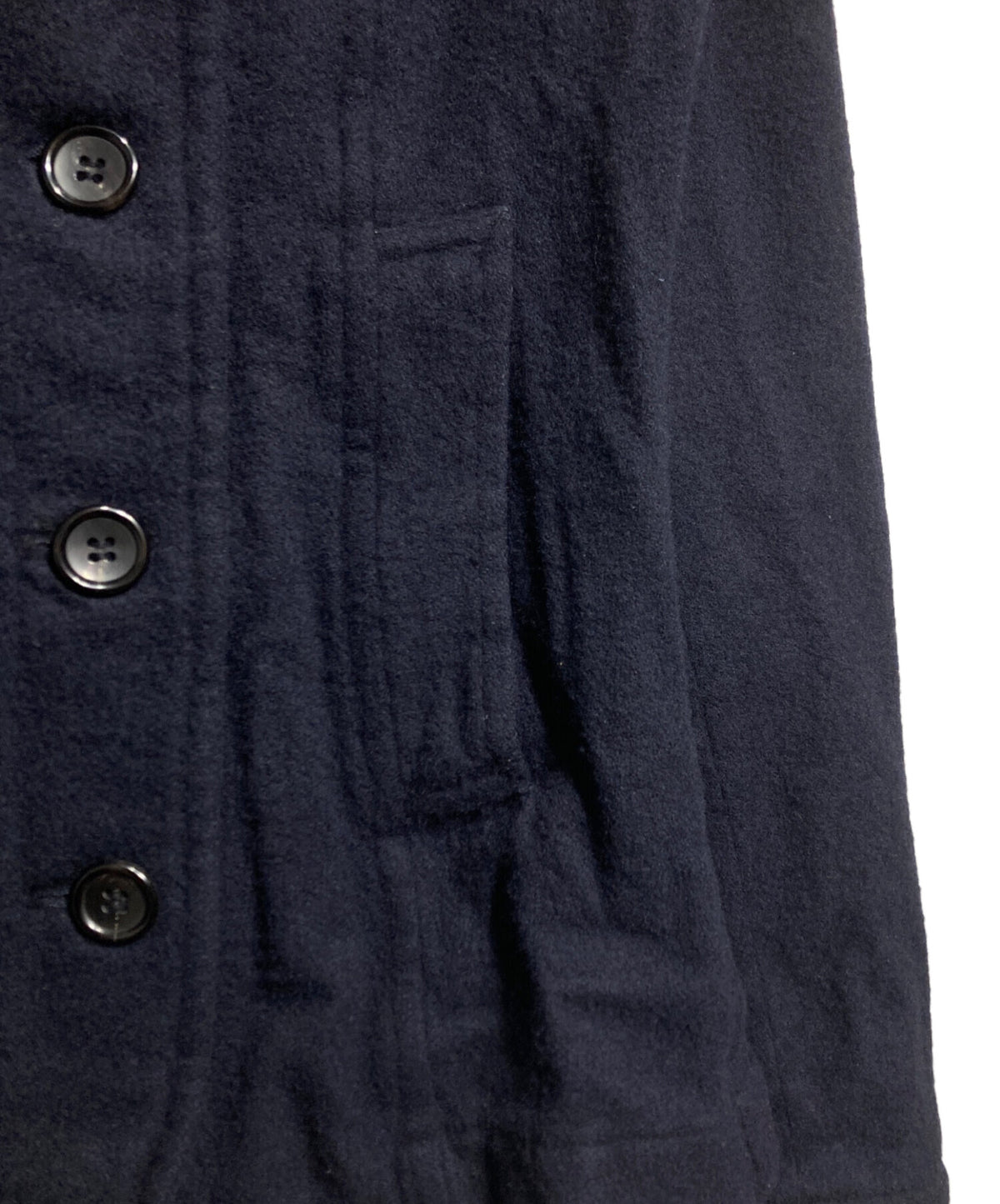 [Pre-owned] COMME des GARCONS HOMME PLUS Wool Shrinkable P Coat PB-C013