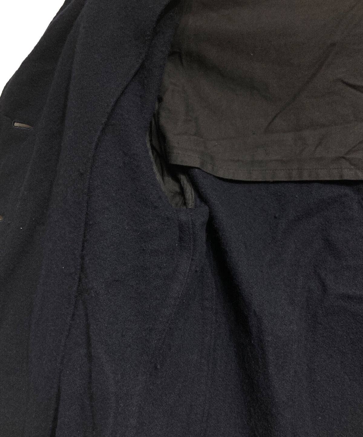 [Pre-owned] COMME des GARCONS HOMME PLUS Wool Shrinkable P Coat PB-C013