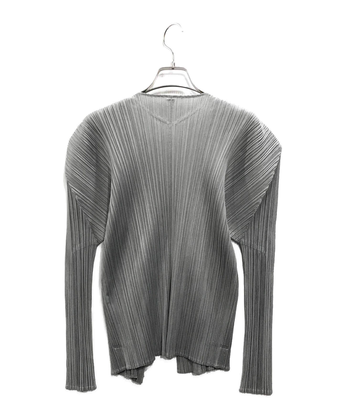 [Pre-owned] PLEATS PLEASE pleated cardigan PP55-J0101