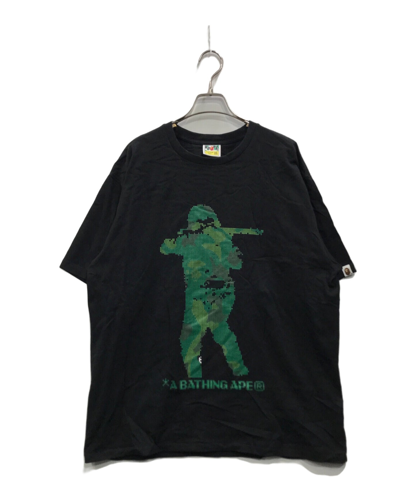[Pre-owned] A BATHING APE BITMAP SOLDIER TEE 001TEK801042M