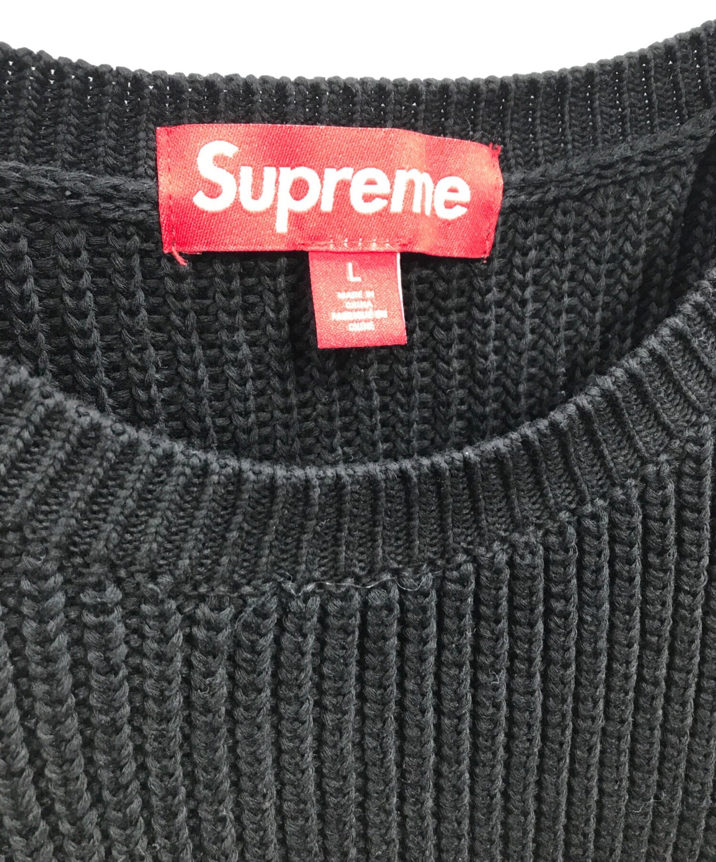 [Pre-owned] SUPREME Waffle small box sweater